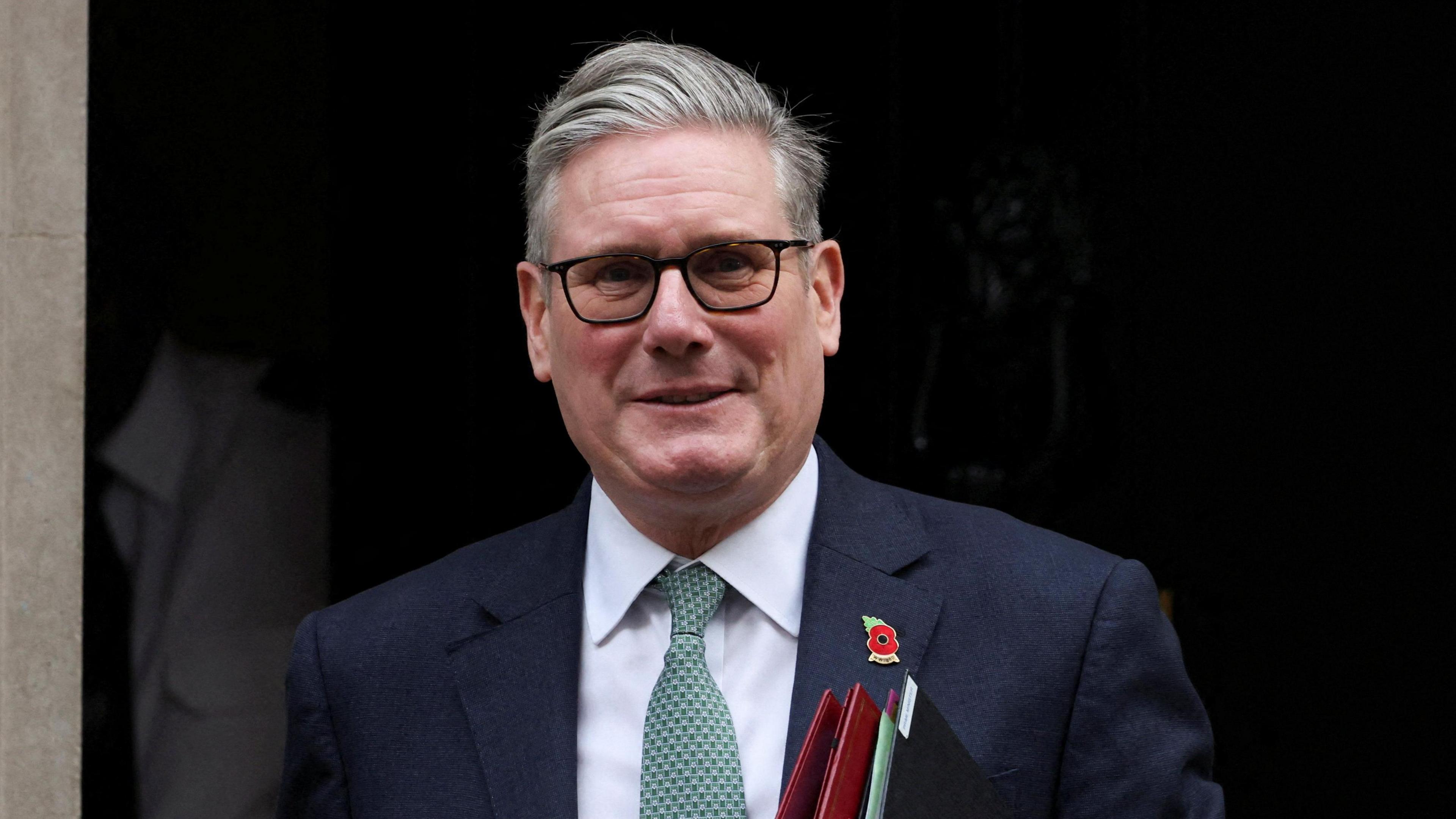 Sir Keir Starmer pictured leaving No 10 Downing Street