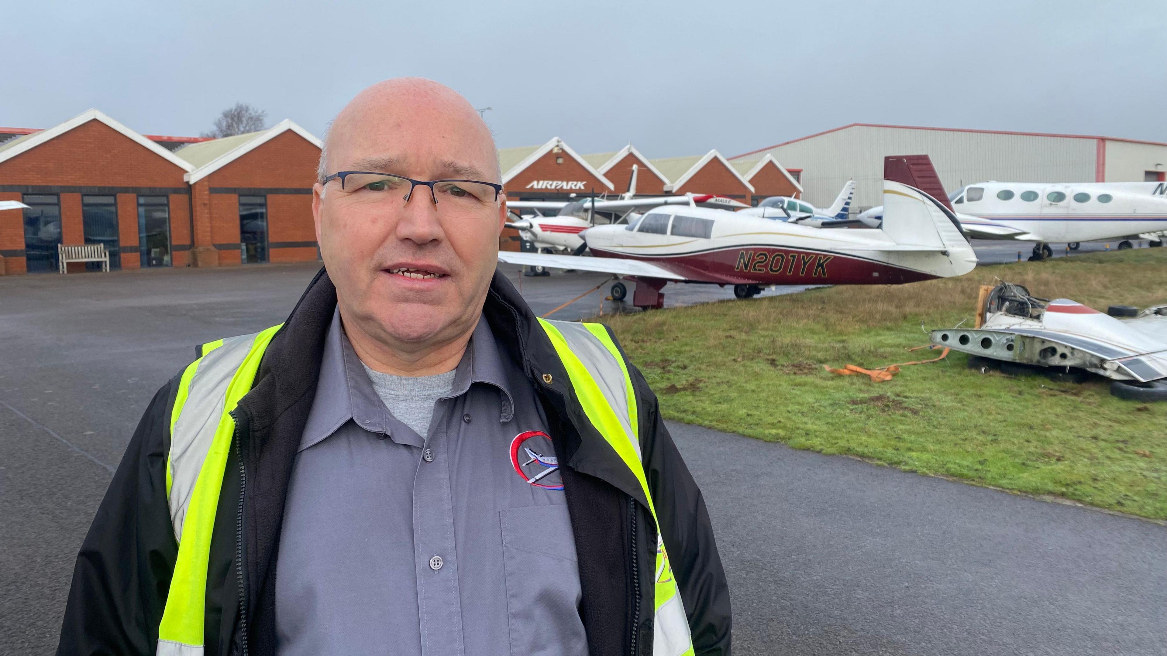 Stephen Clark, director of Aerotech Aircraft Maintenance