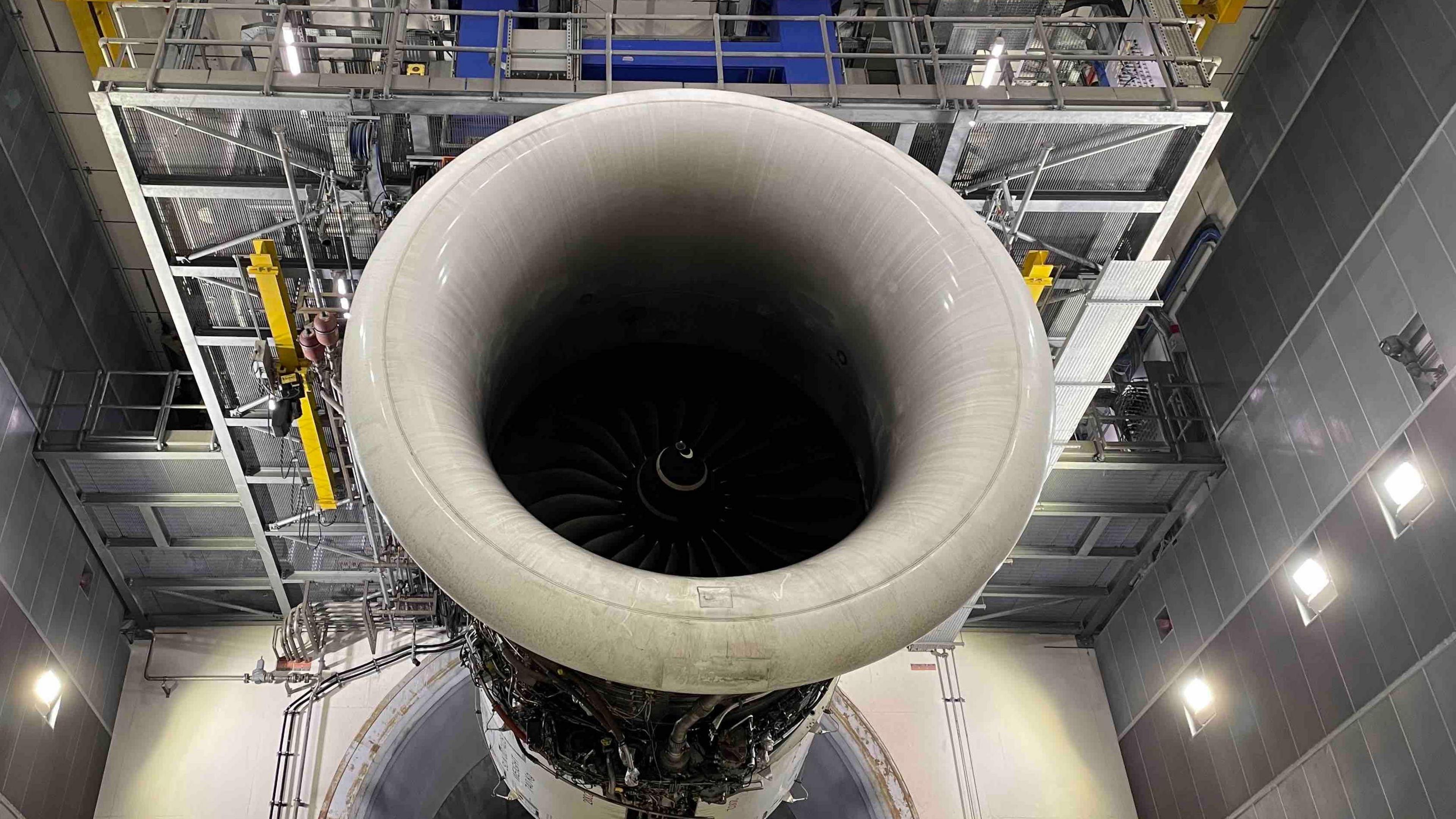 Rolls-Royce's Trent XWB-97 engine that the company wants to be more durable in desert conditions