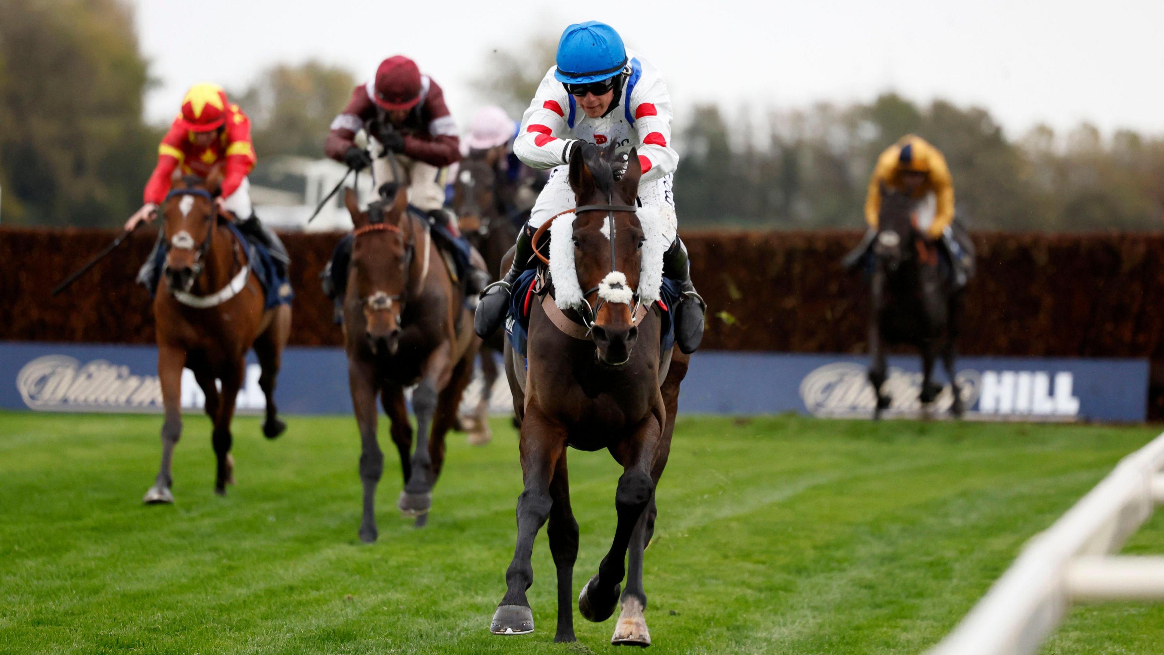 Freddie Gingell riding horse Hitman at Aintree