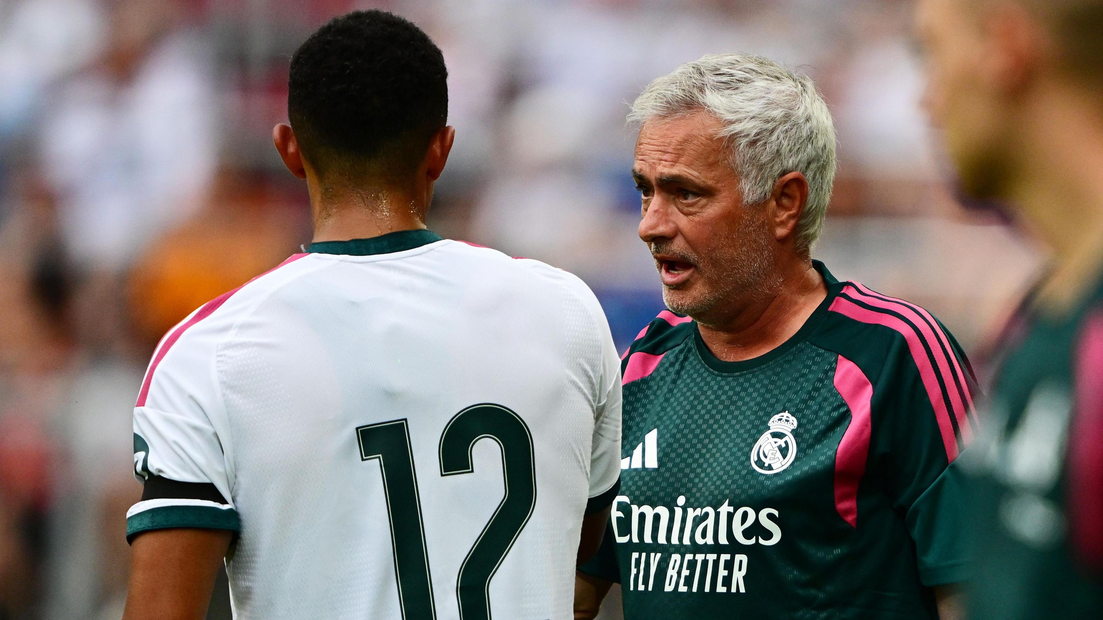 Trent Alexander-Arnold and Jose Mourinho