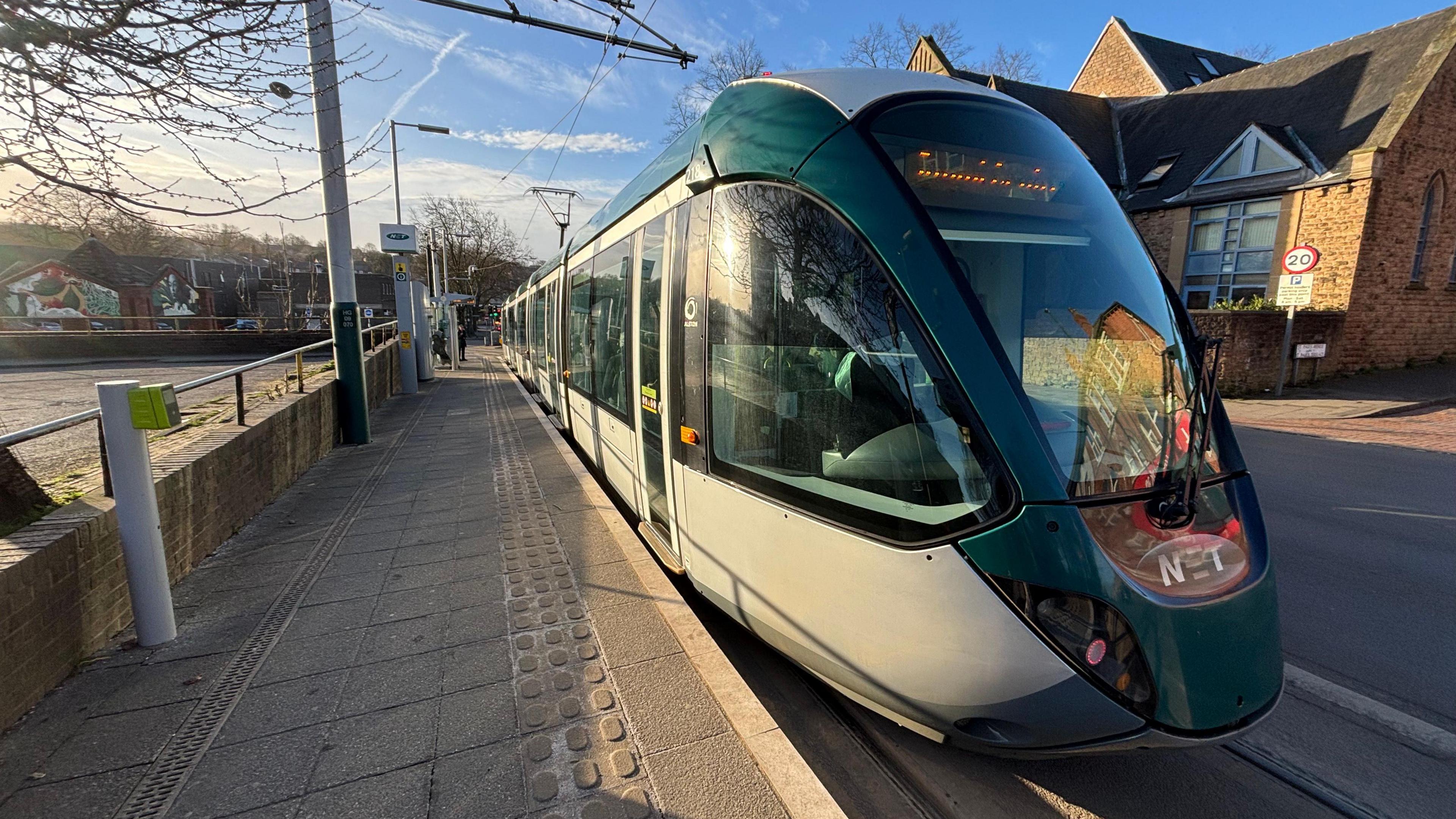 A Nottingham tram