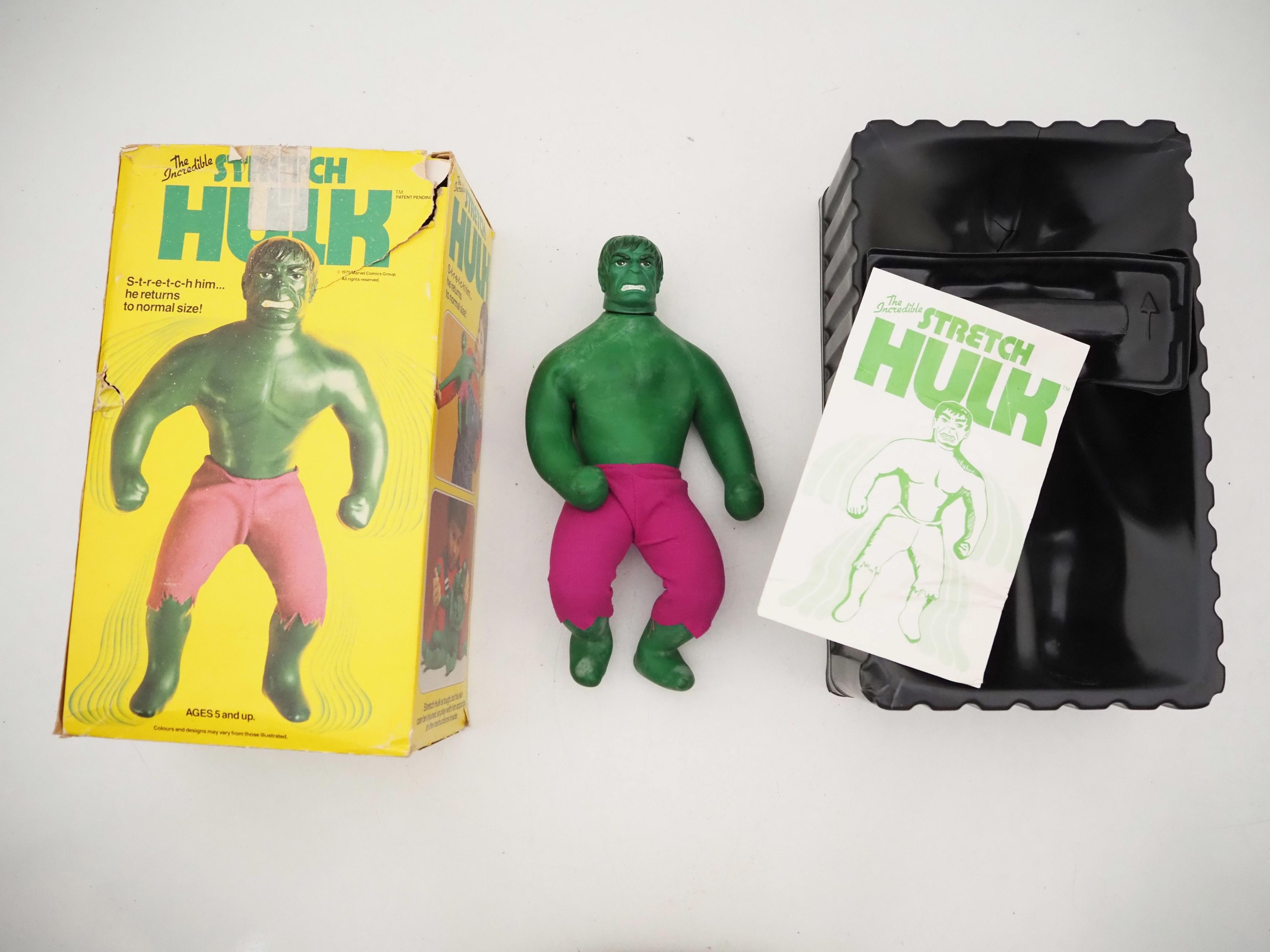 Hulk stretch figure with instructions and box