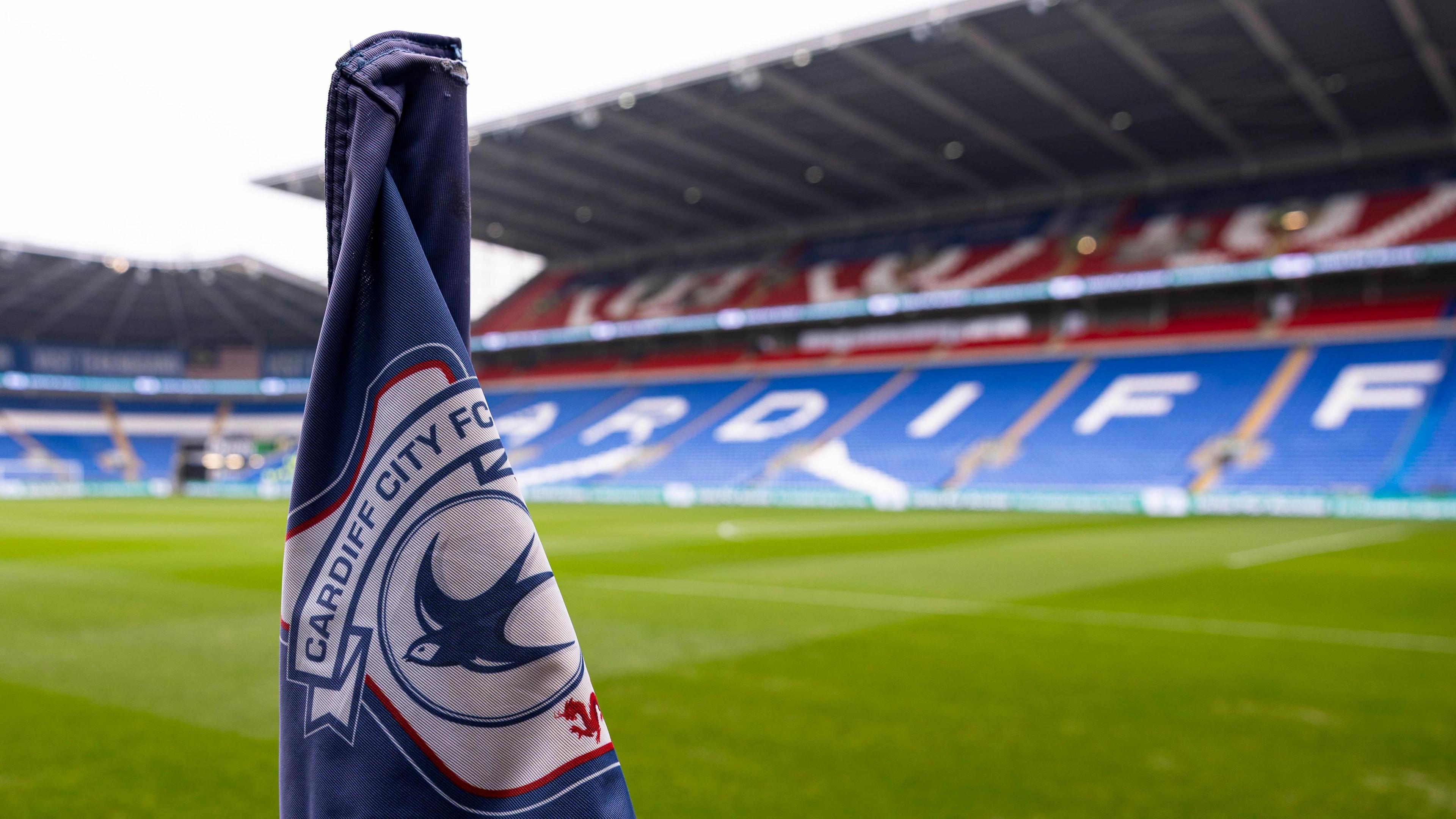 Cardiff City flag at Cardiff City Stadium