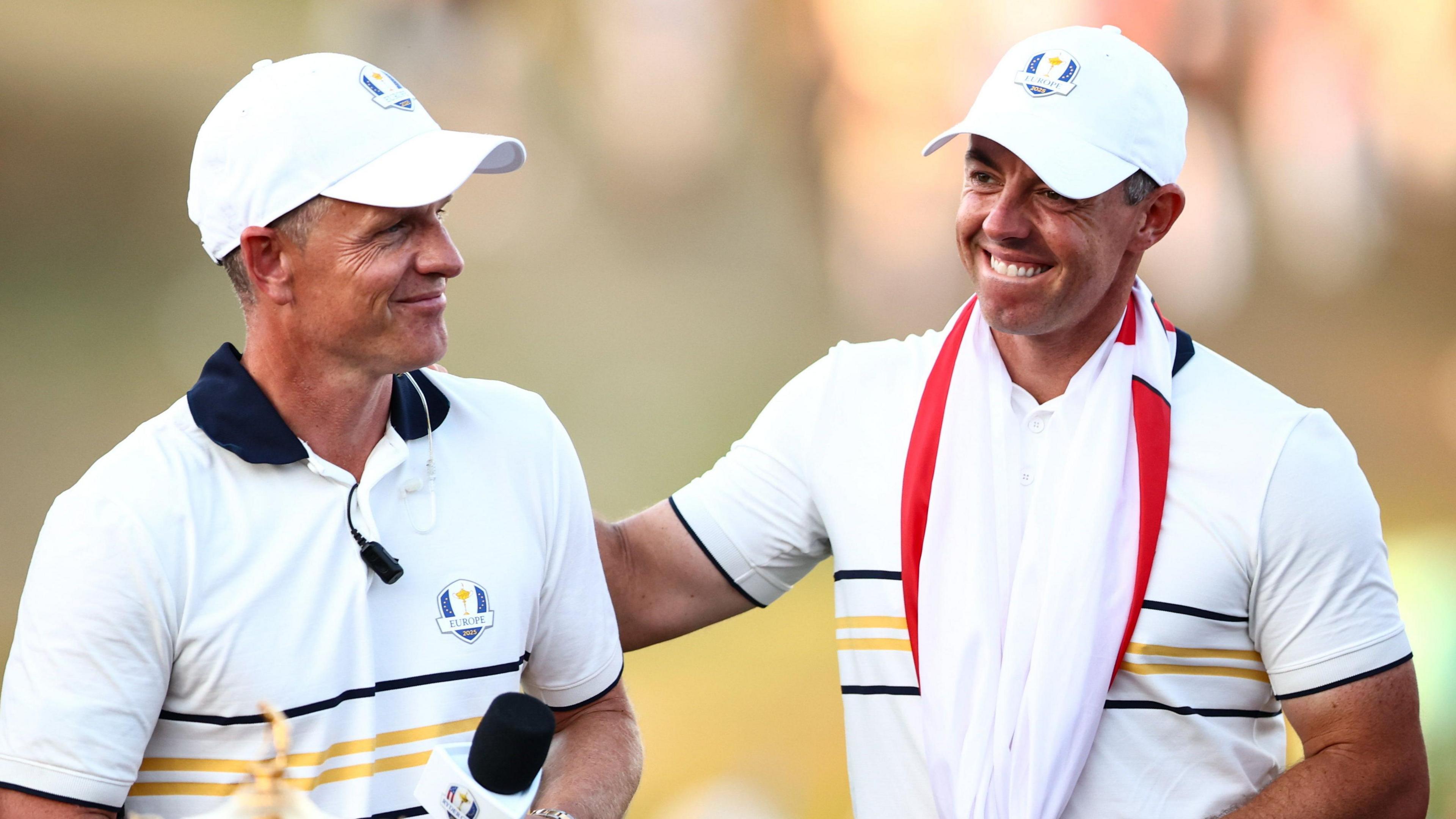 Luke Donald and Rory McIlroy