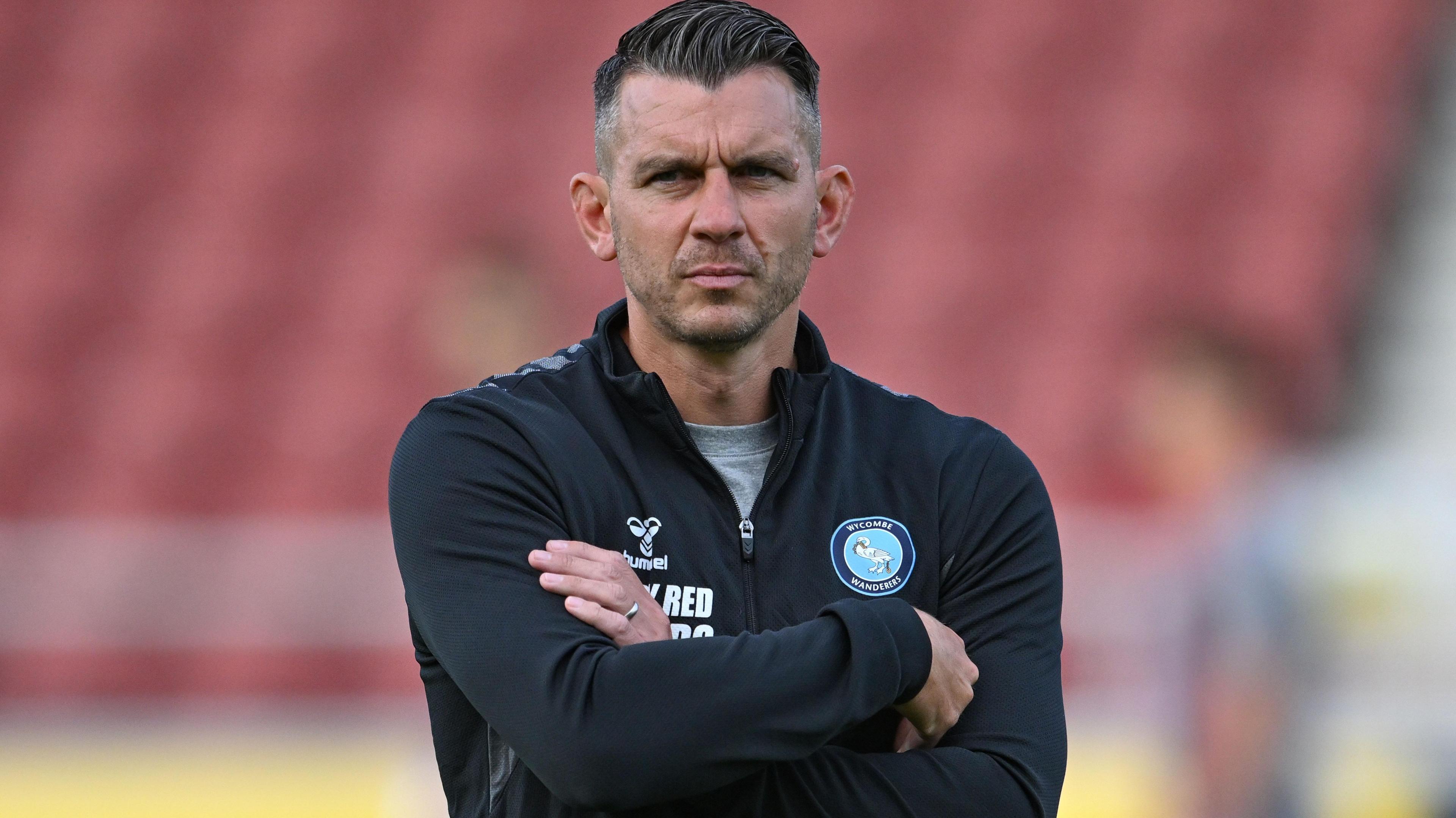 Matt Bloomfield watches his Wycombe side in action