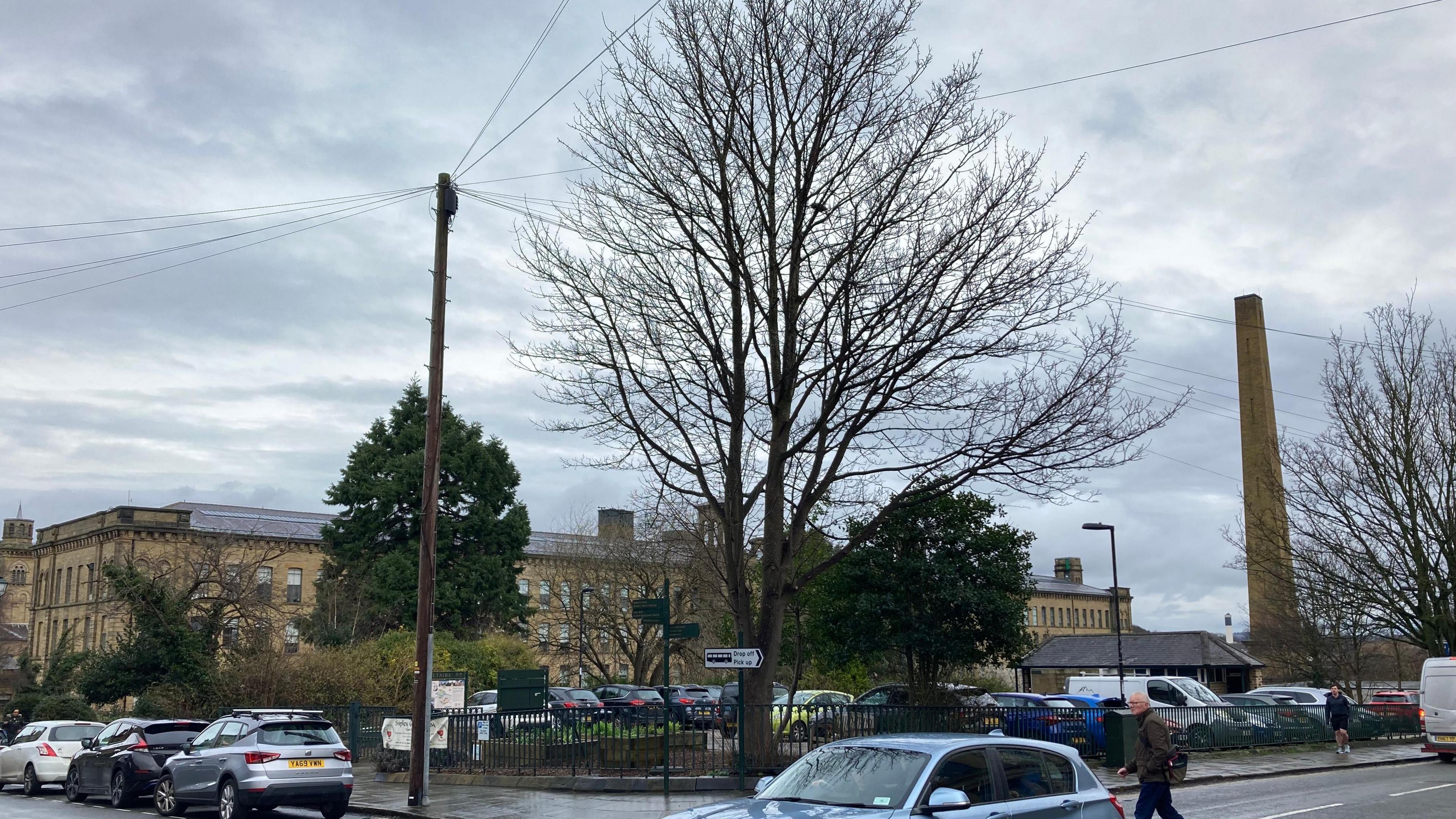 Caroline Street car park in Saltaire