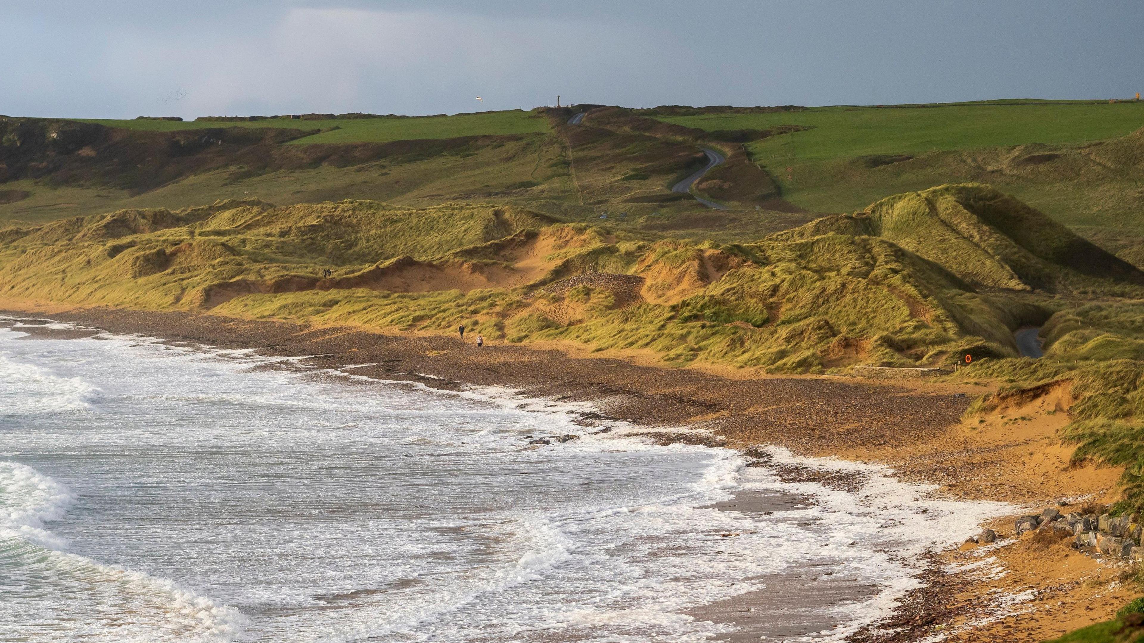 A view of Freshwater West in Pembrokeshire