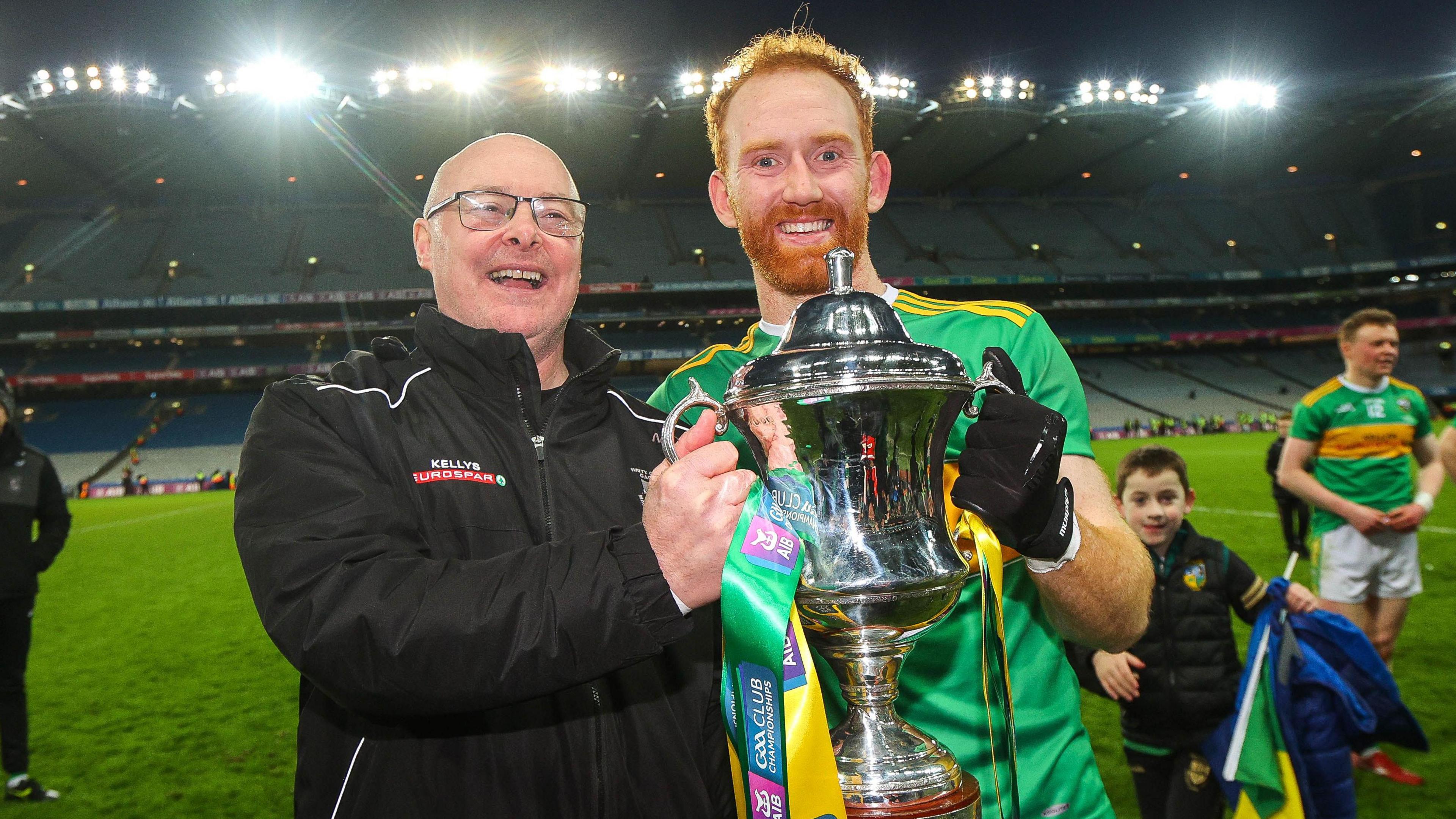 Could Glen manager Malachy O'Rourke (left) and Conor Glass link up again with Derry?