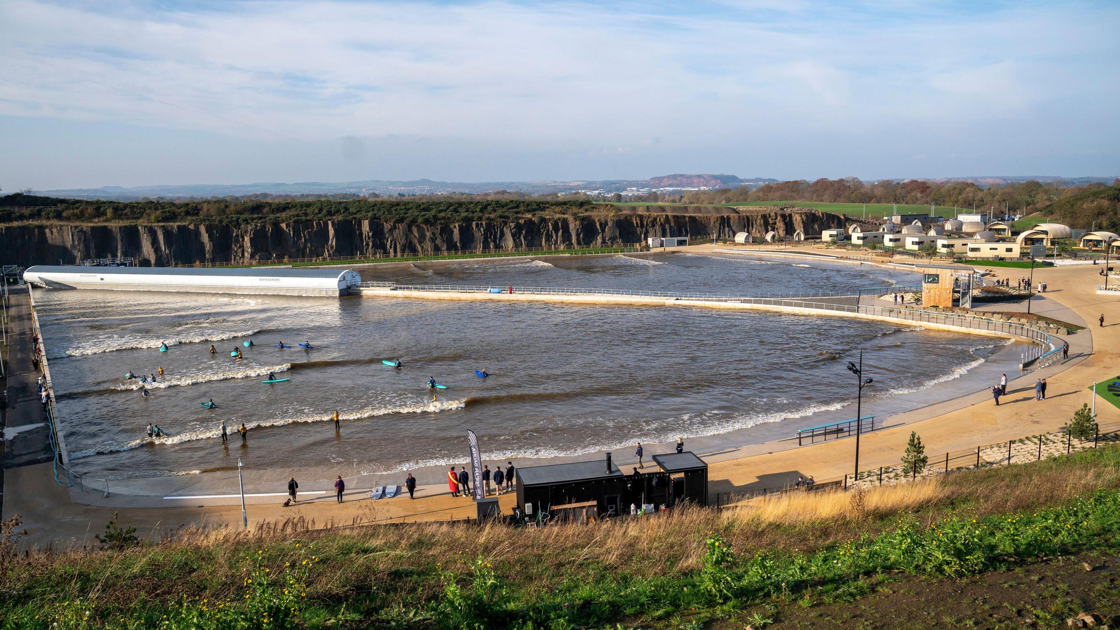 A view of Lost Shore Surf Resort 