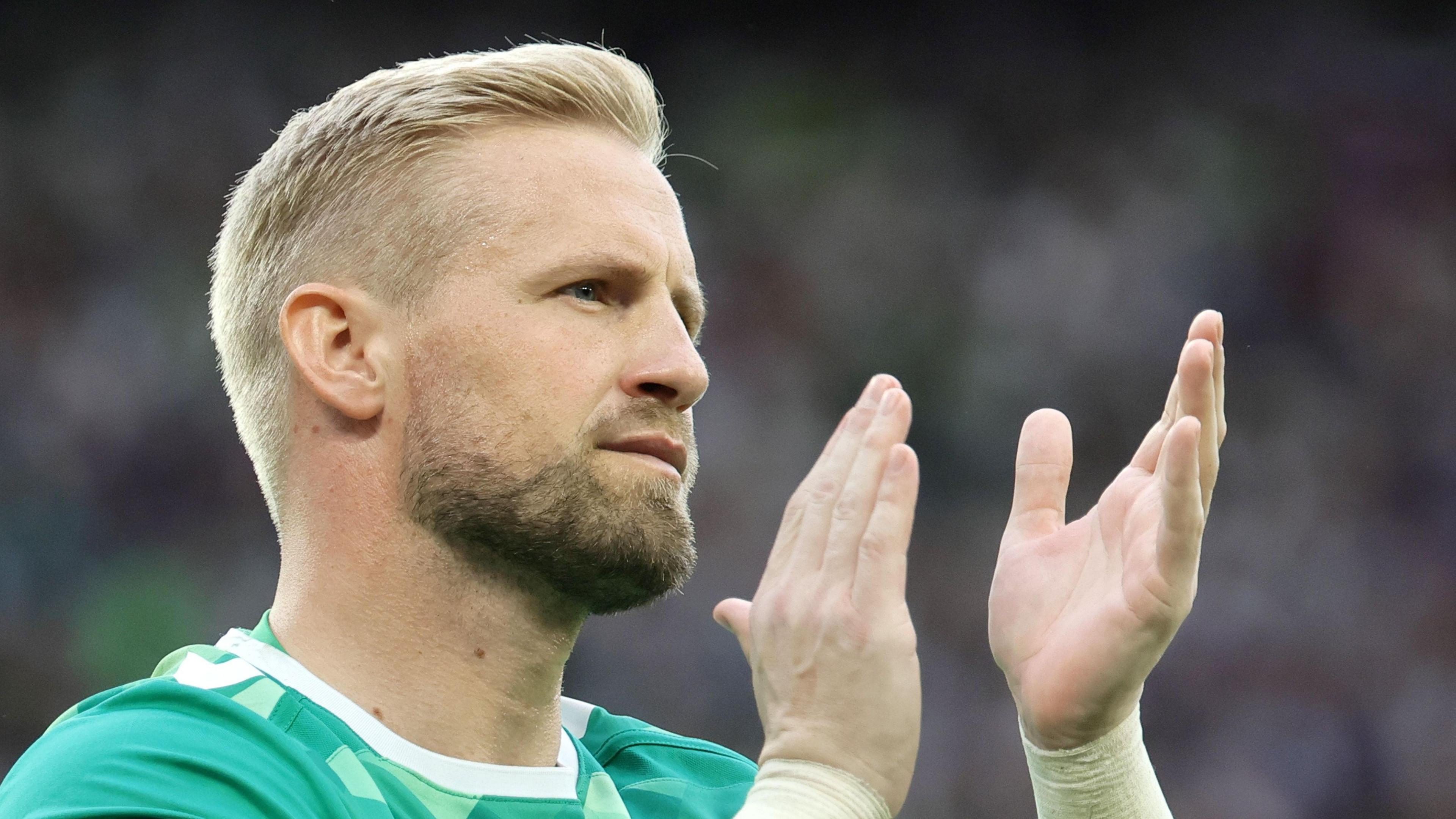 Denmark goalkeeper Kasper Schmeichel since his senior international debut in 2013