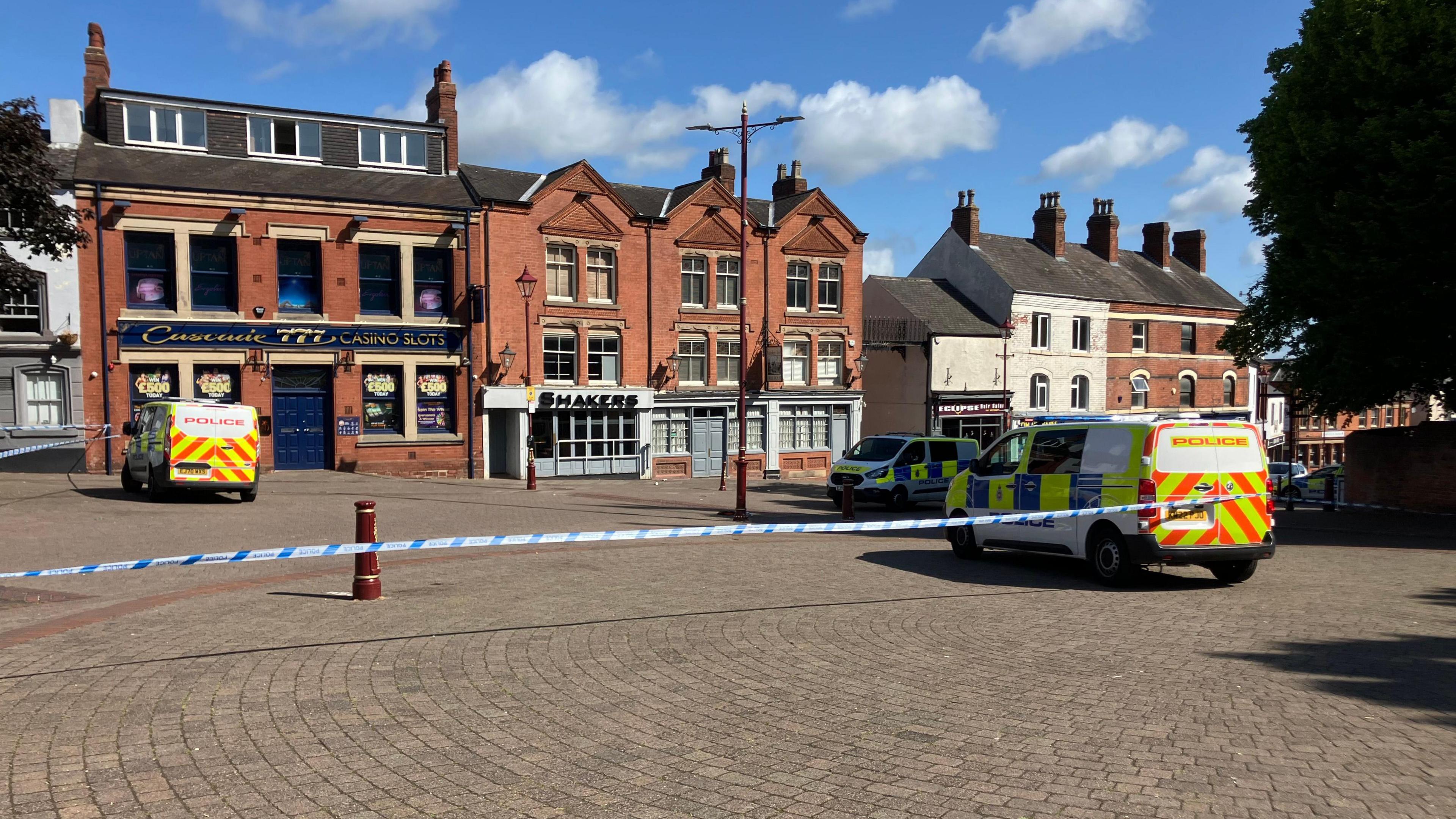 Crime scene in Ilkeston