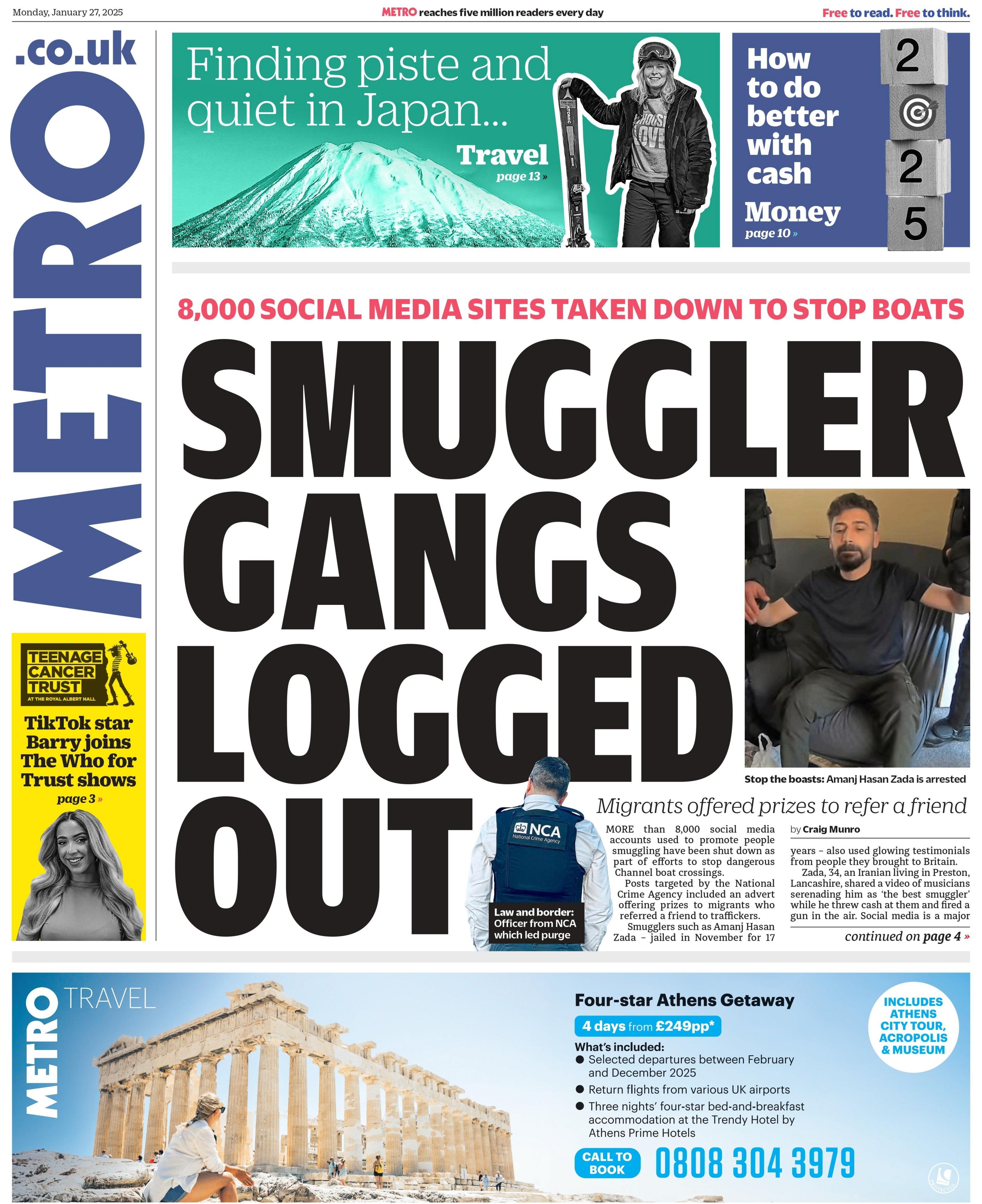 Metro: Smuggler gangs logged out