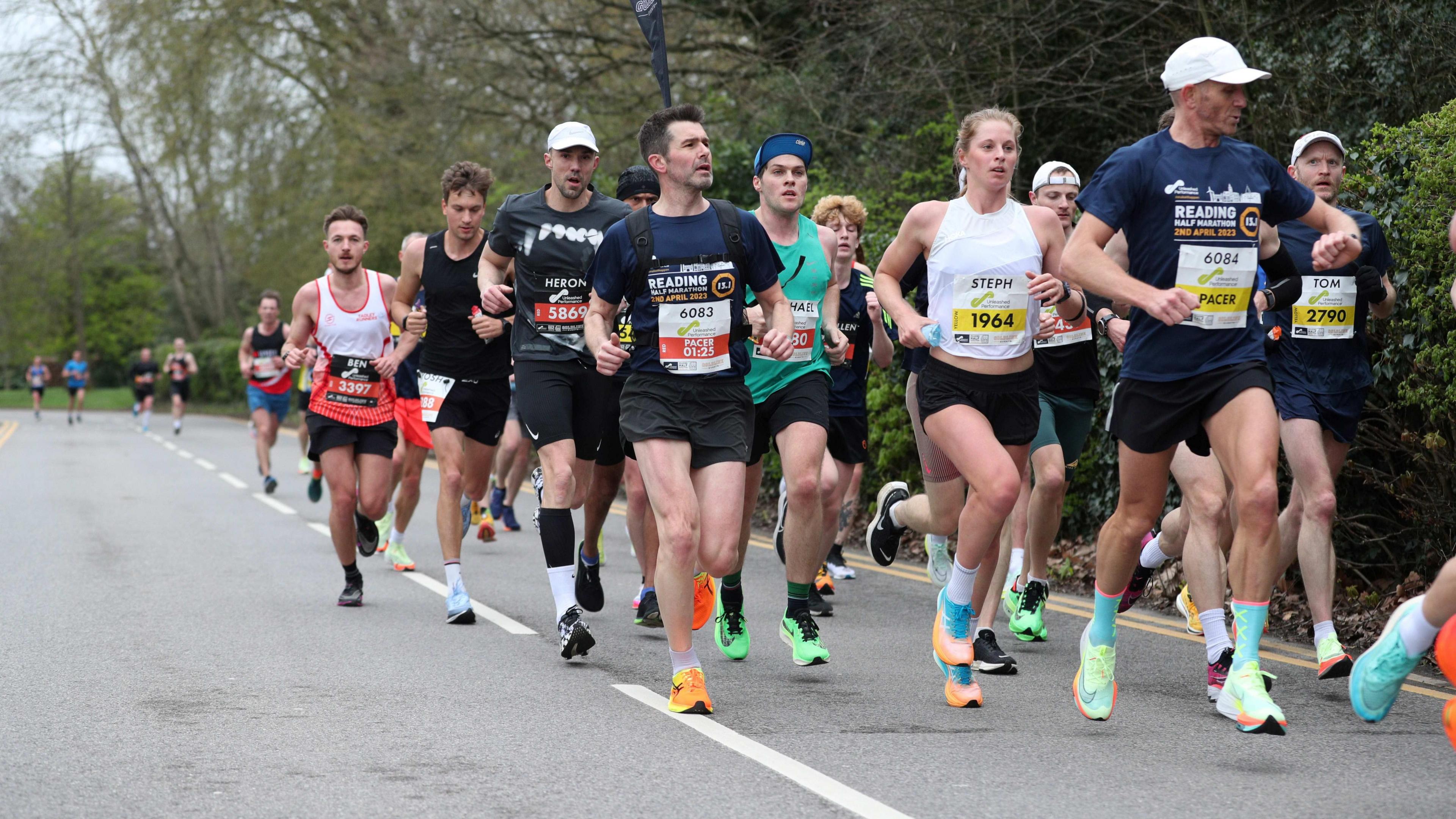 Runners from 2023 Reading half marathon