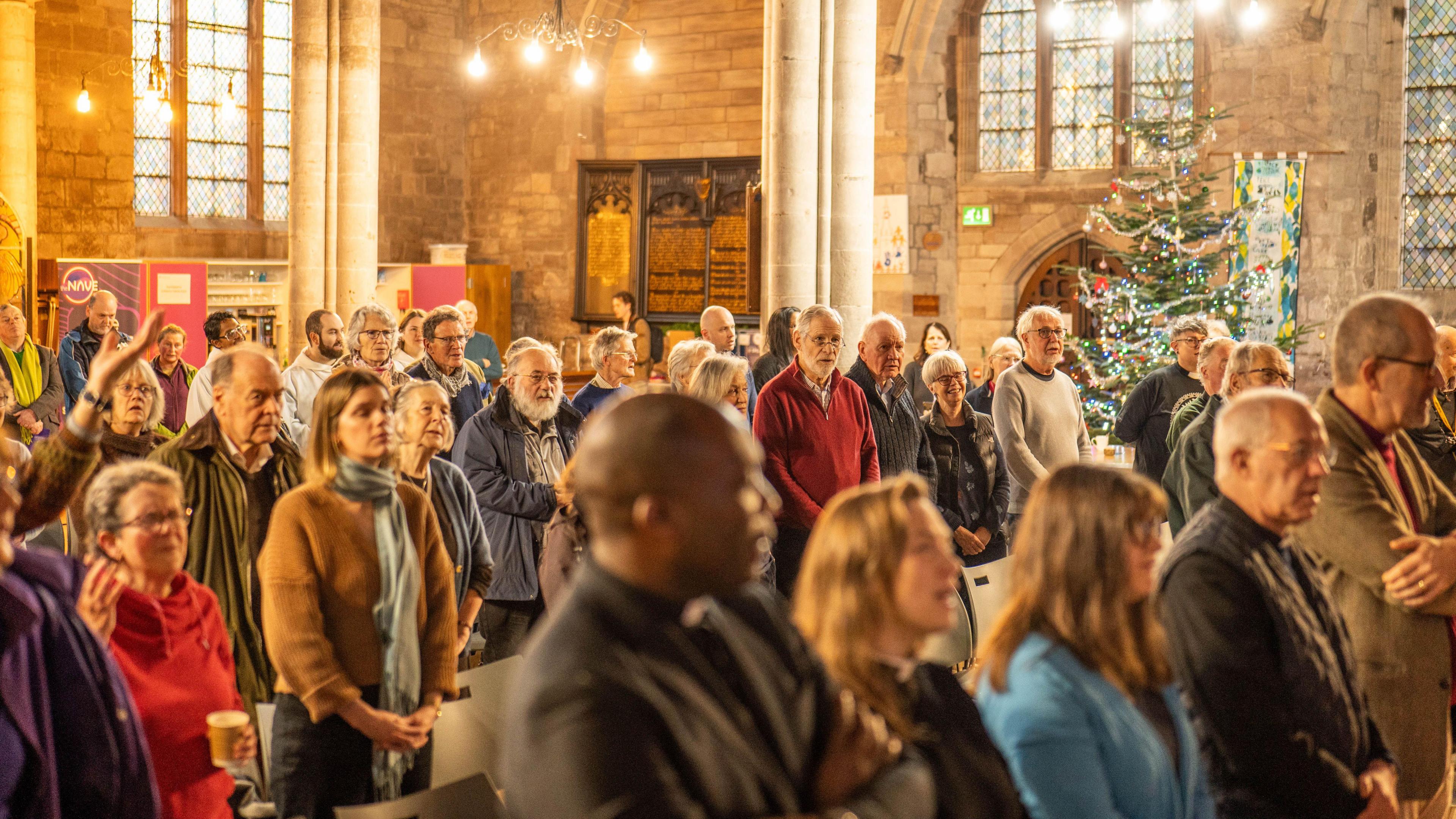 Congregation at St Peter's Hereford