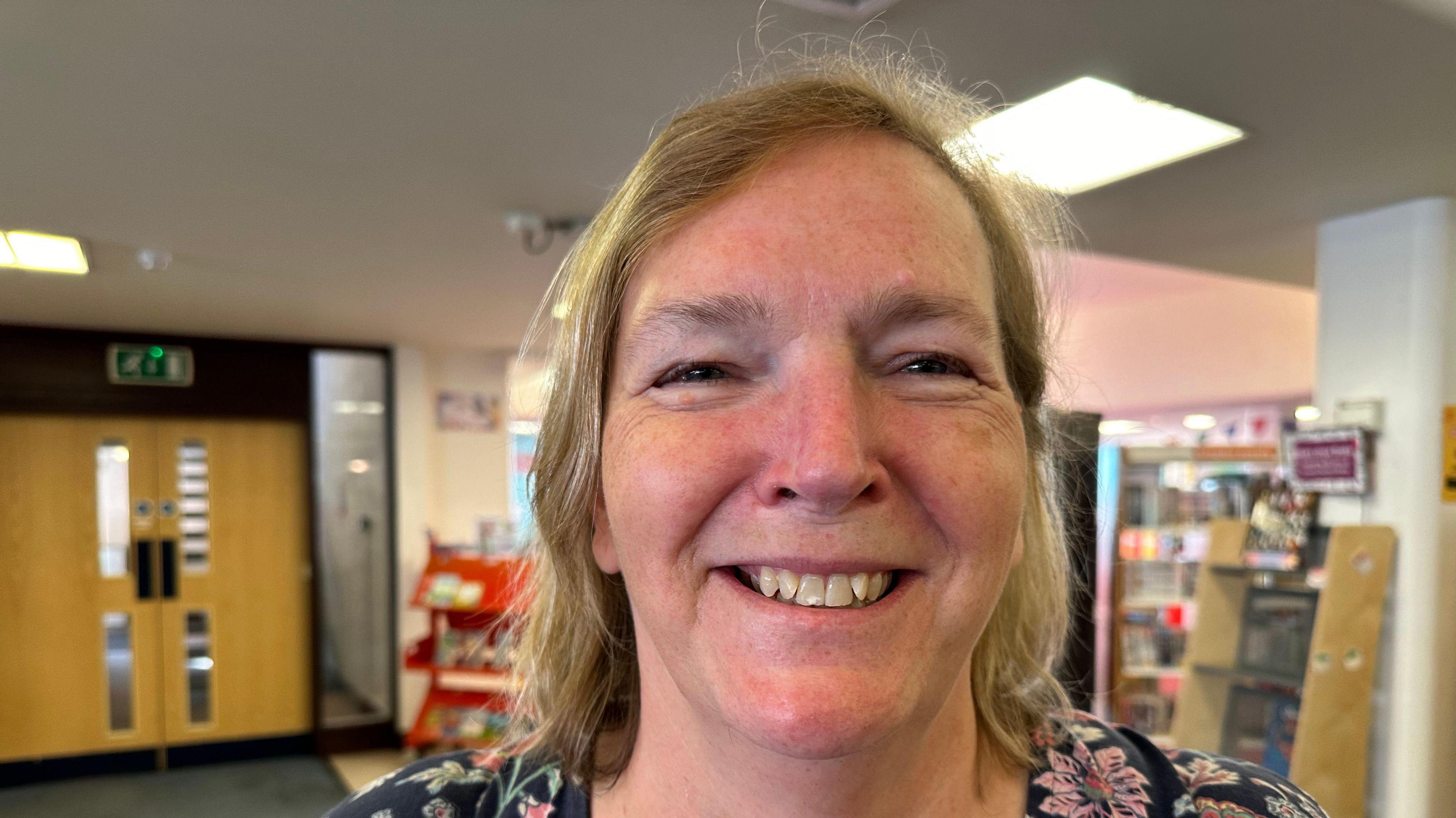 Executive manager of Ipswich County Library, Charmain Osborne, pictured inside the library 