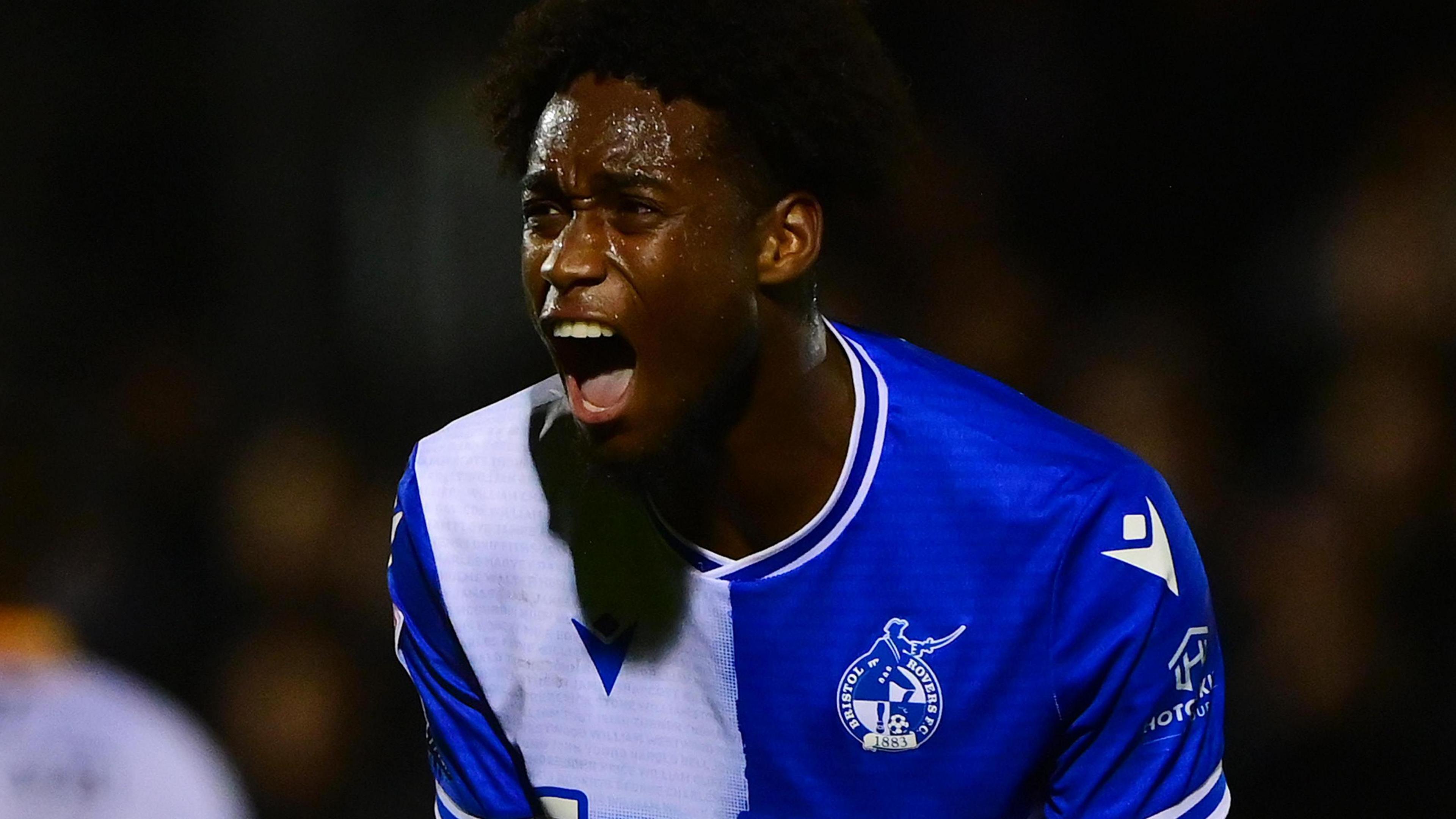 Bryant Bilongo in action for Bristol Rovers