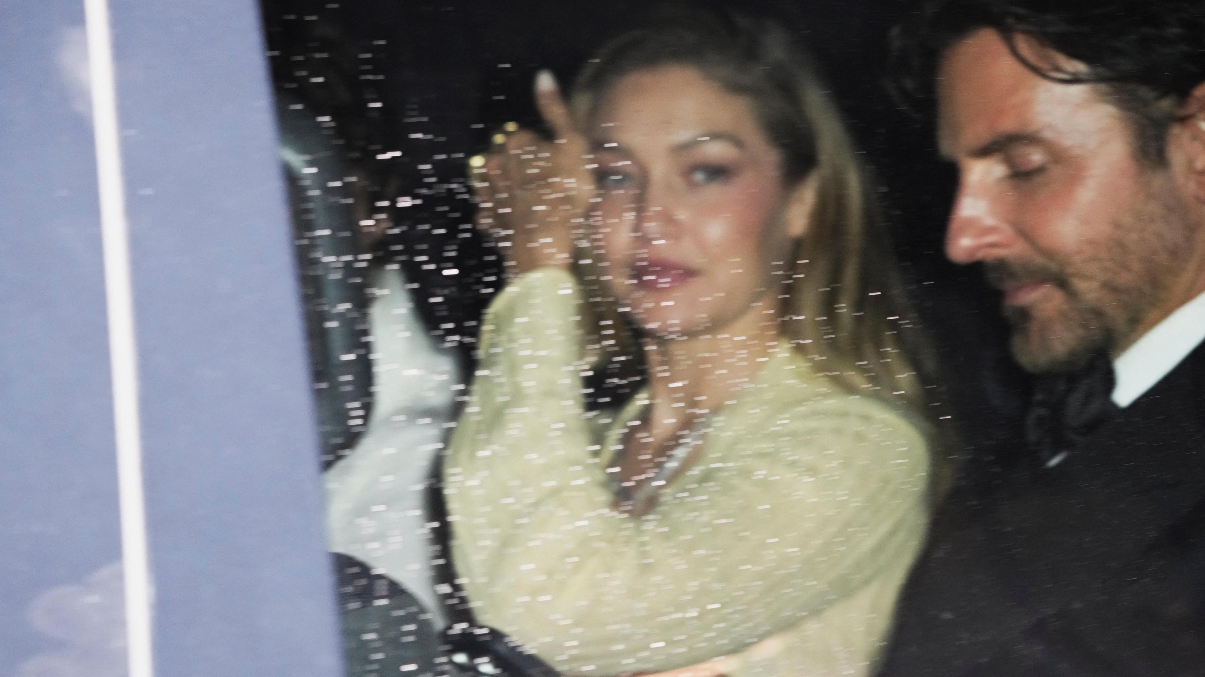 Model Gigi Hadid and actor Bradley Cooper