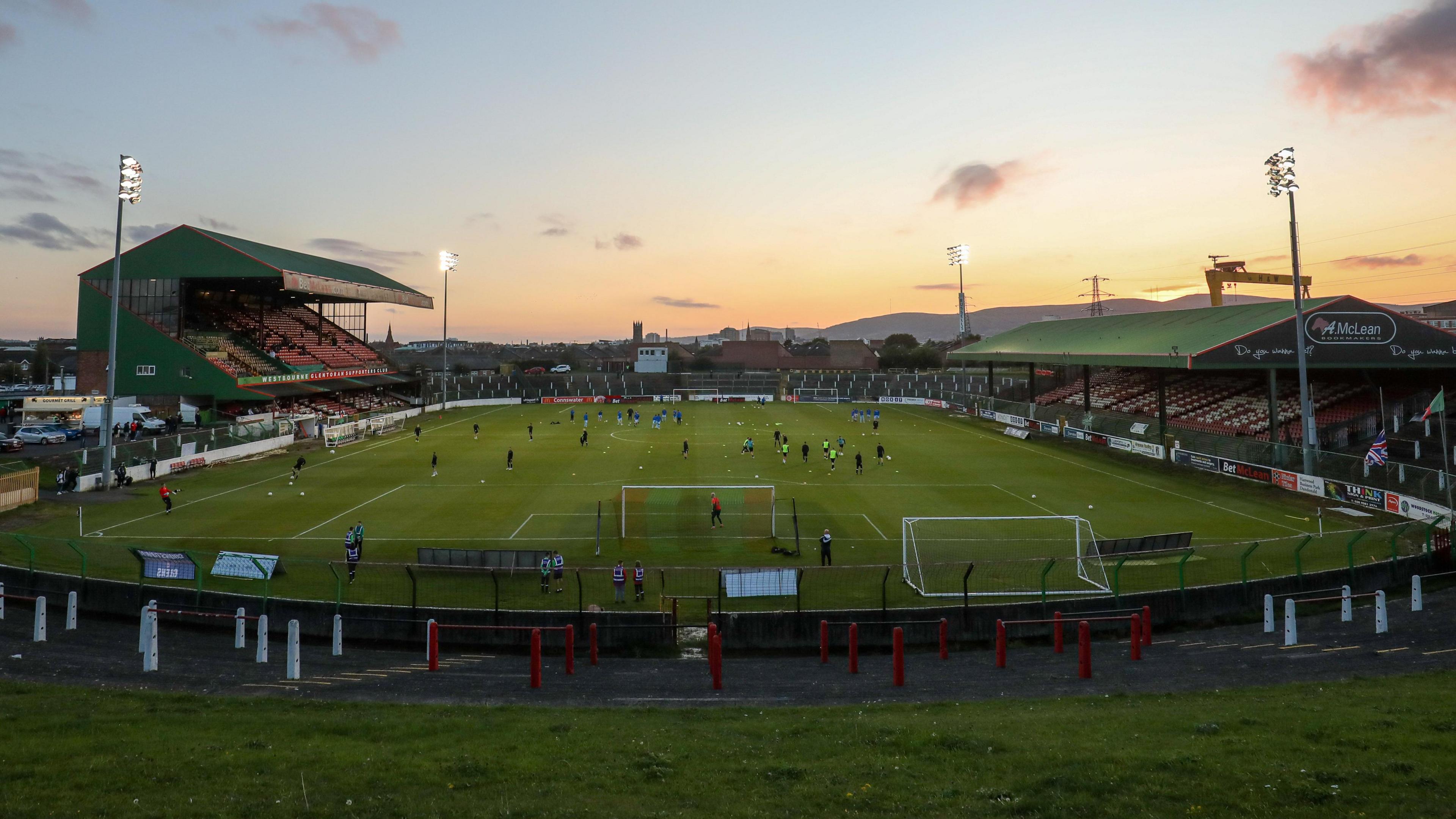 Glentoran's Oval stadium