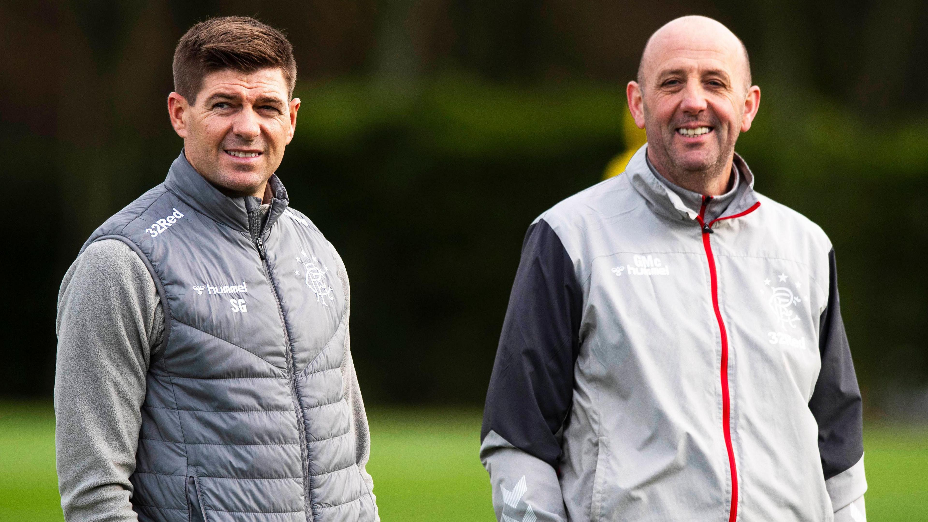Steven Gerrard and Gary McAllister