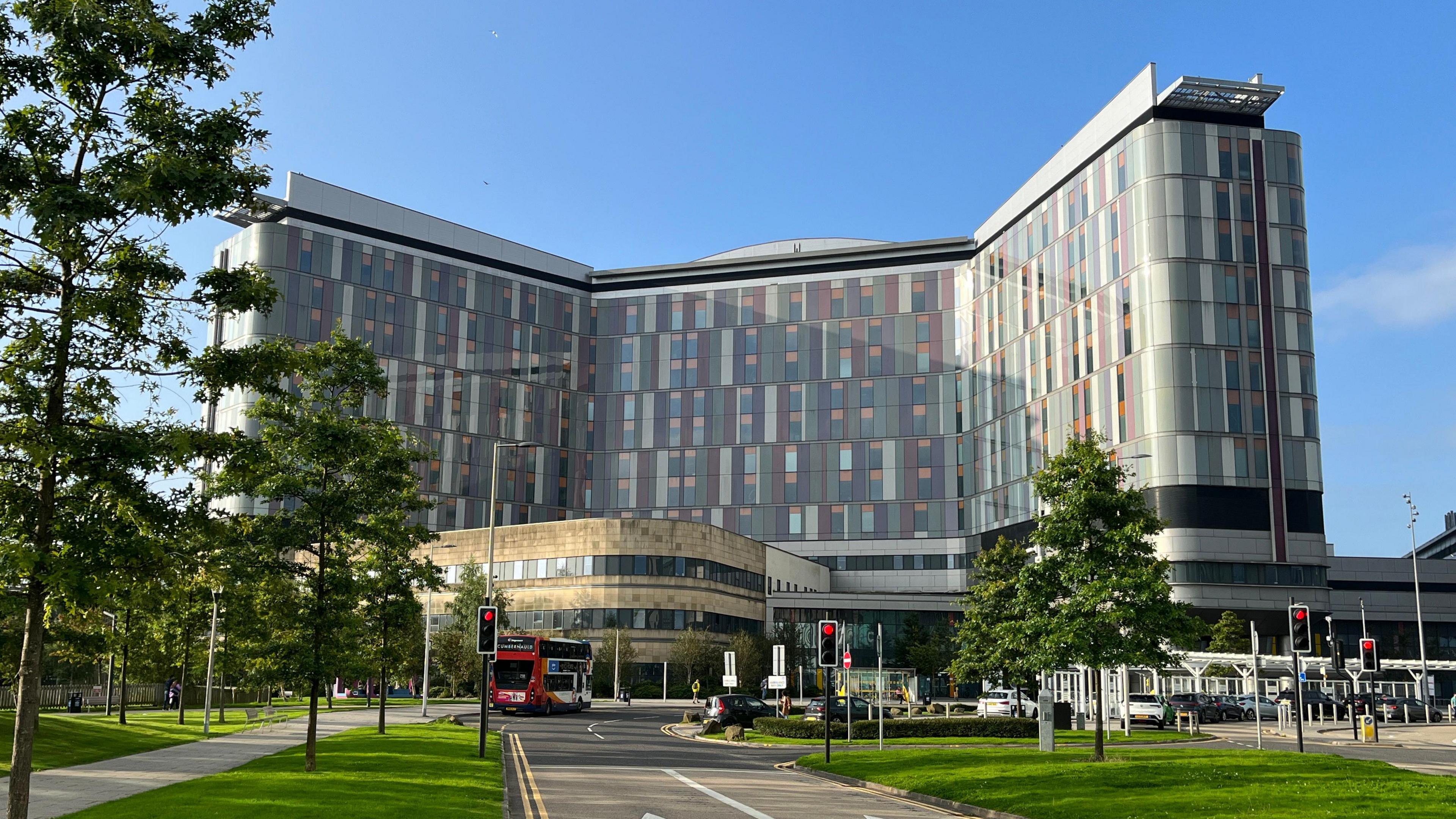 A general view of the QEUH in Glasgow.