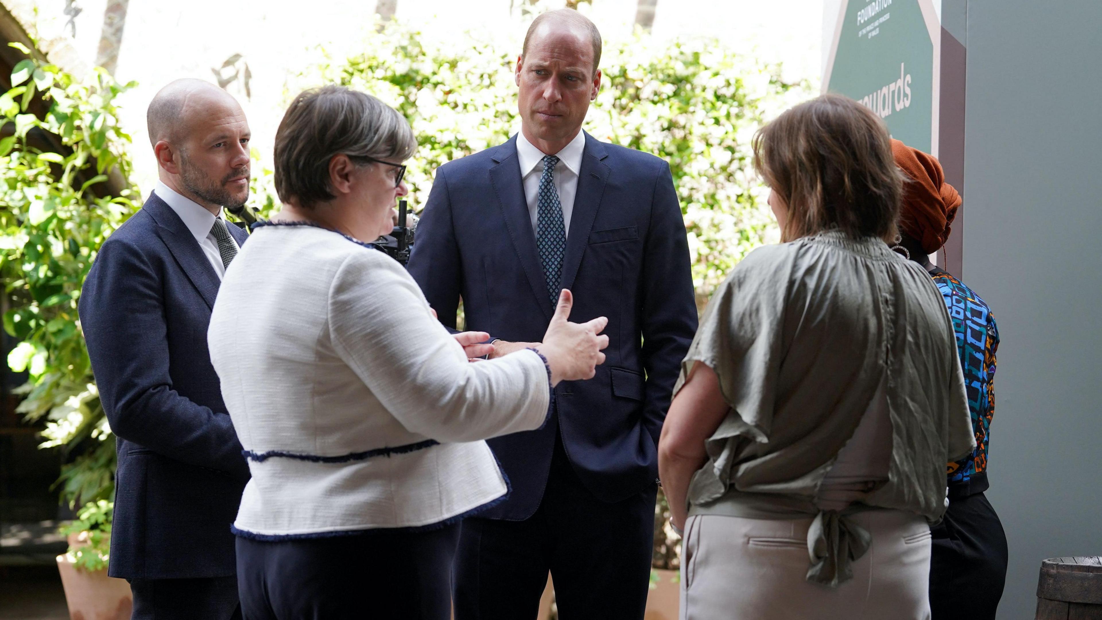 Prince William at Homewards, Brixton