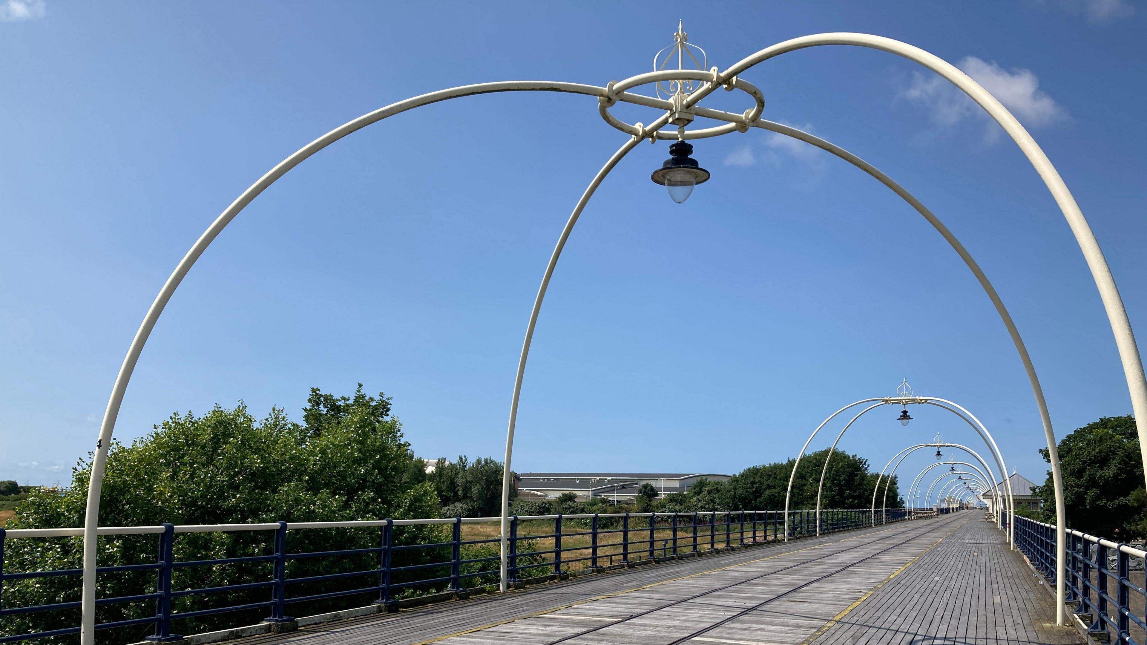 an empty Southport Pier