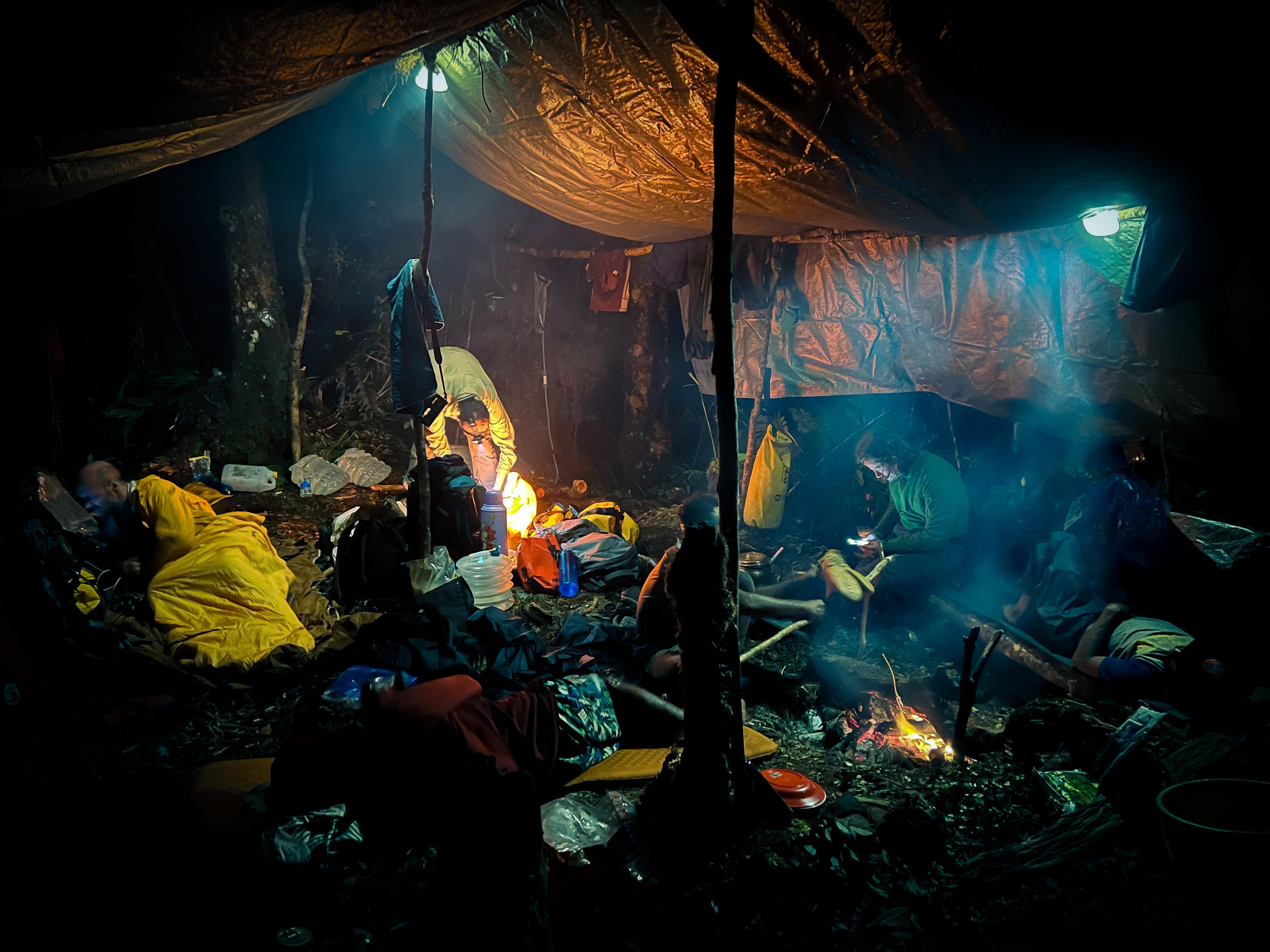 Tent in the forest