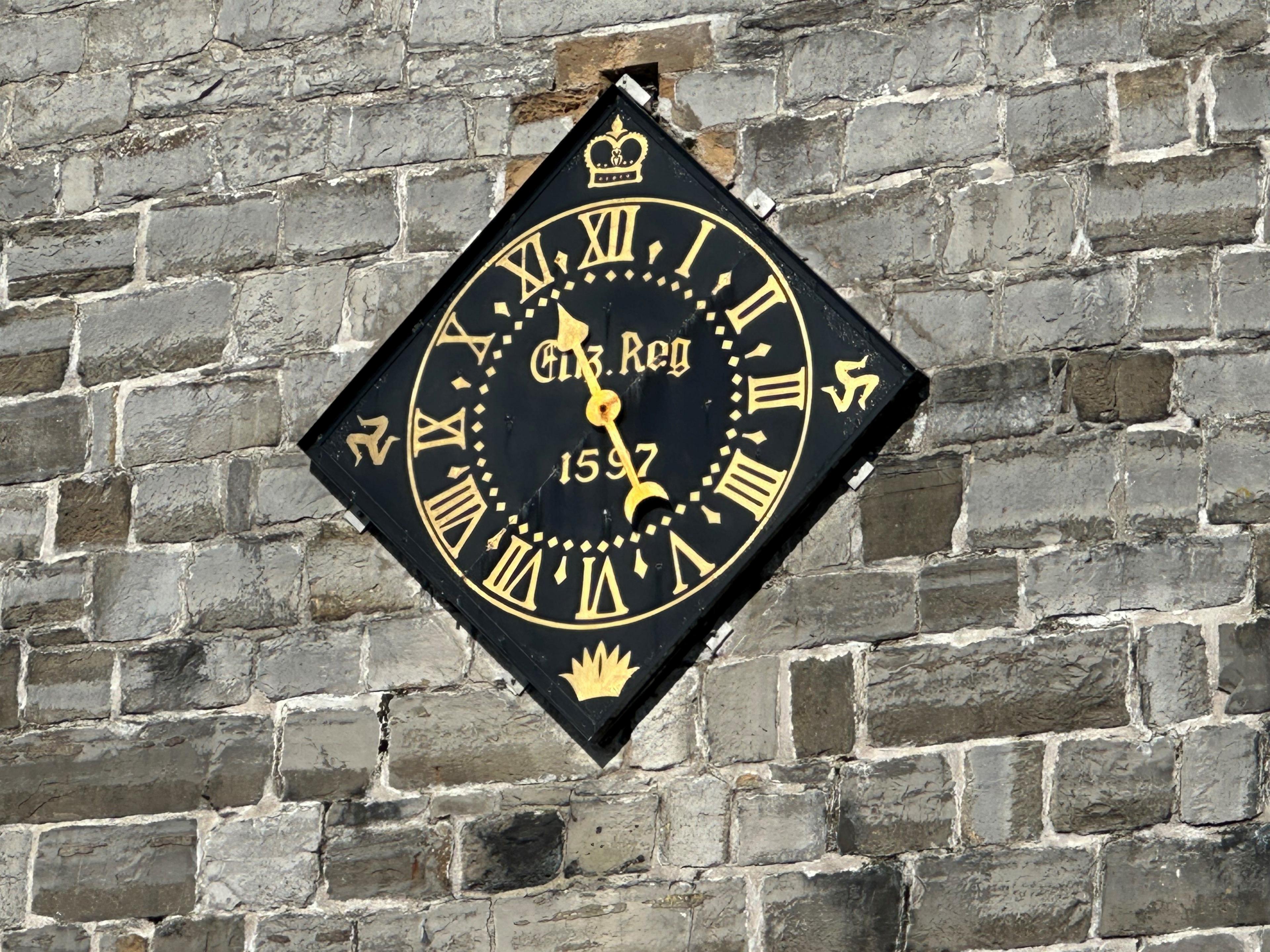 Castle Rushen clock face