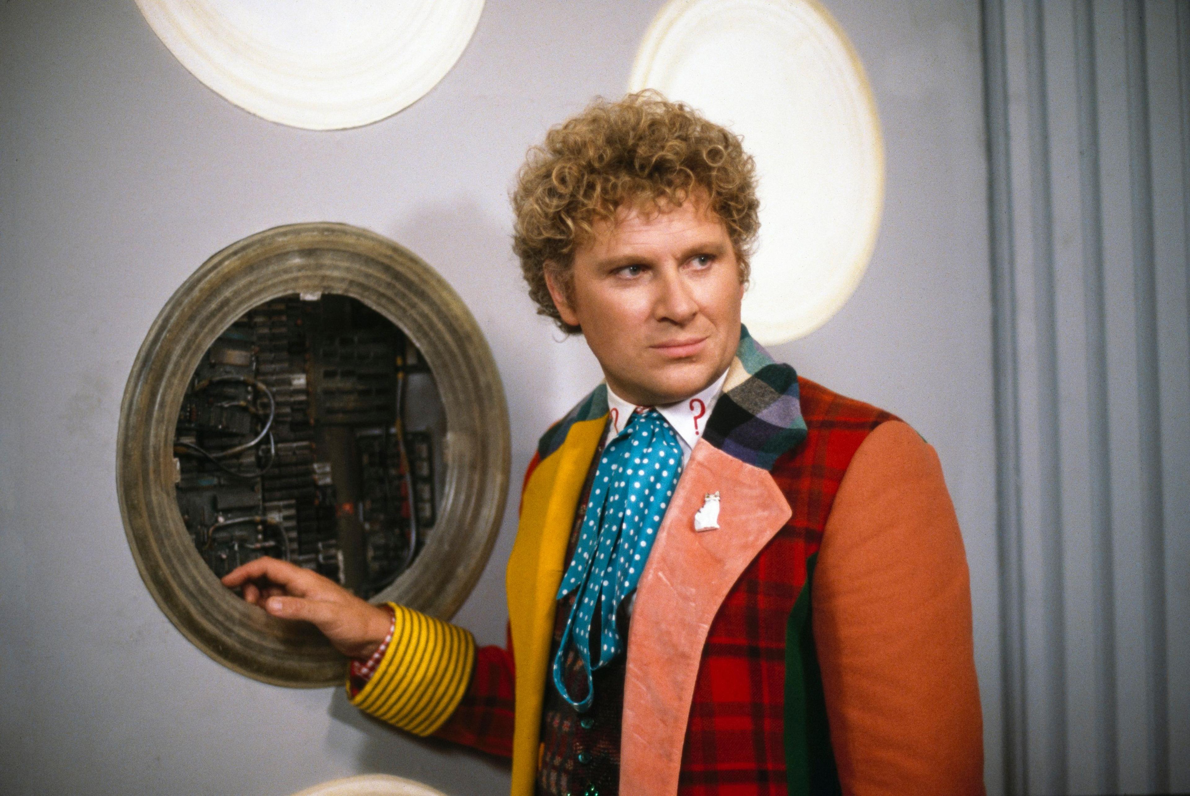 Colin Baker (The Sixth Doctor) fixing the chameleon circuit (1985)