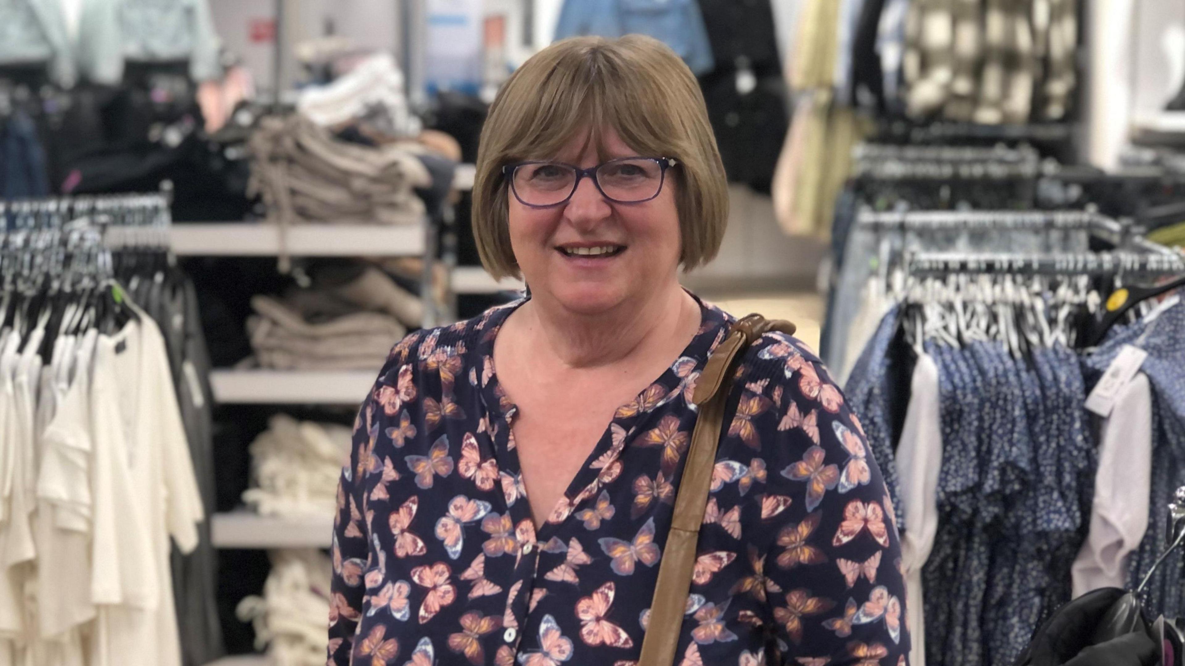 Sue Rook in Derby Primark