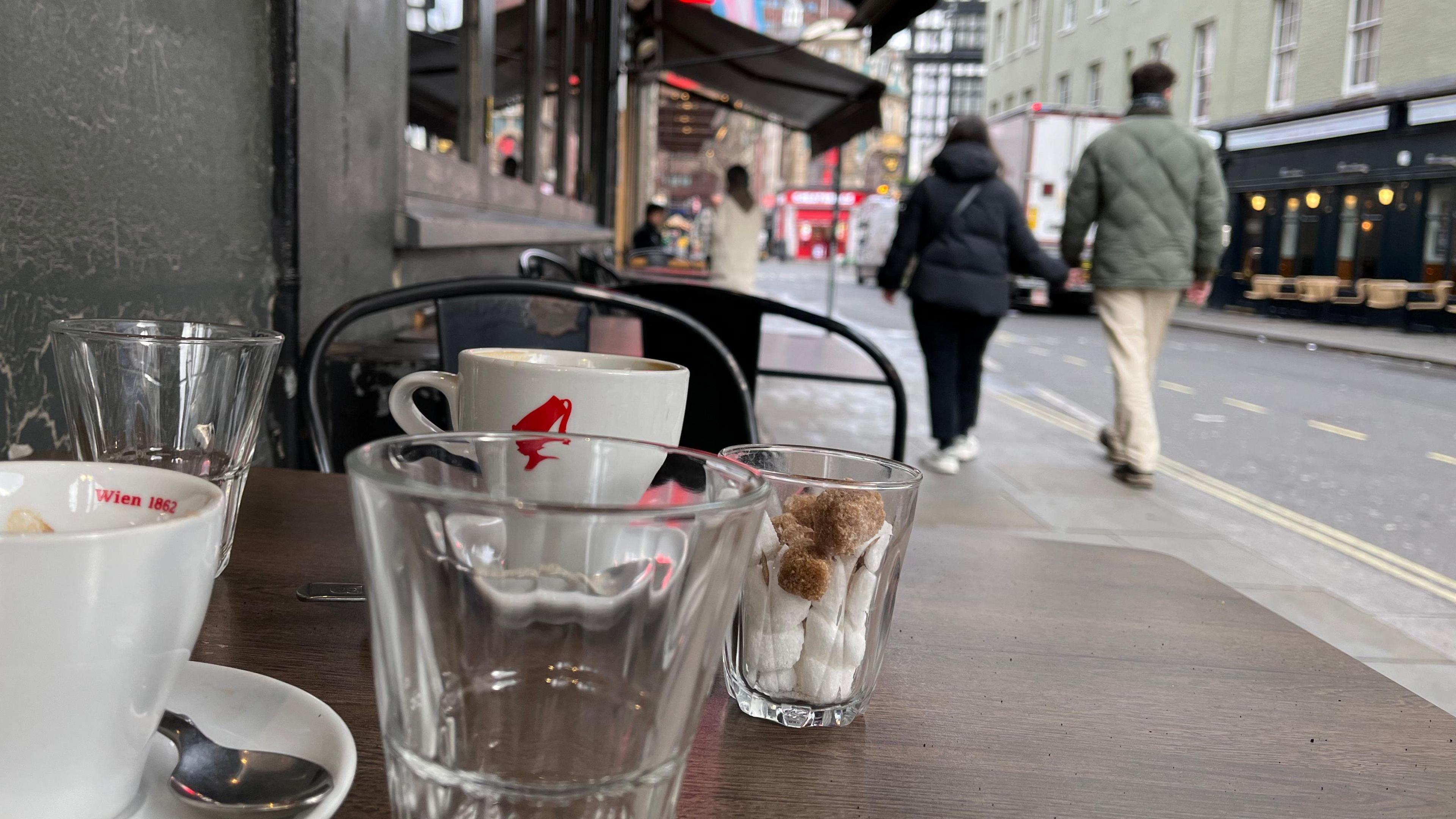 Coffee shop in Soho, London