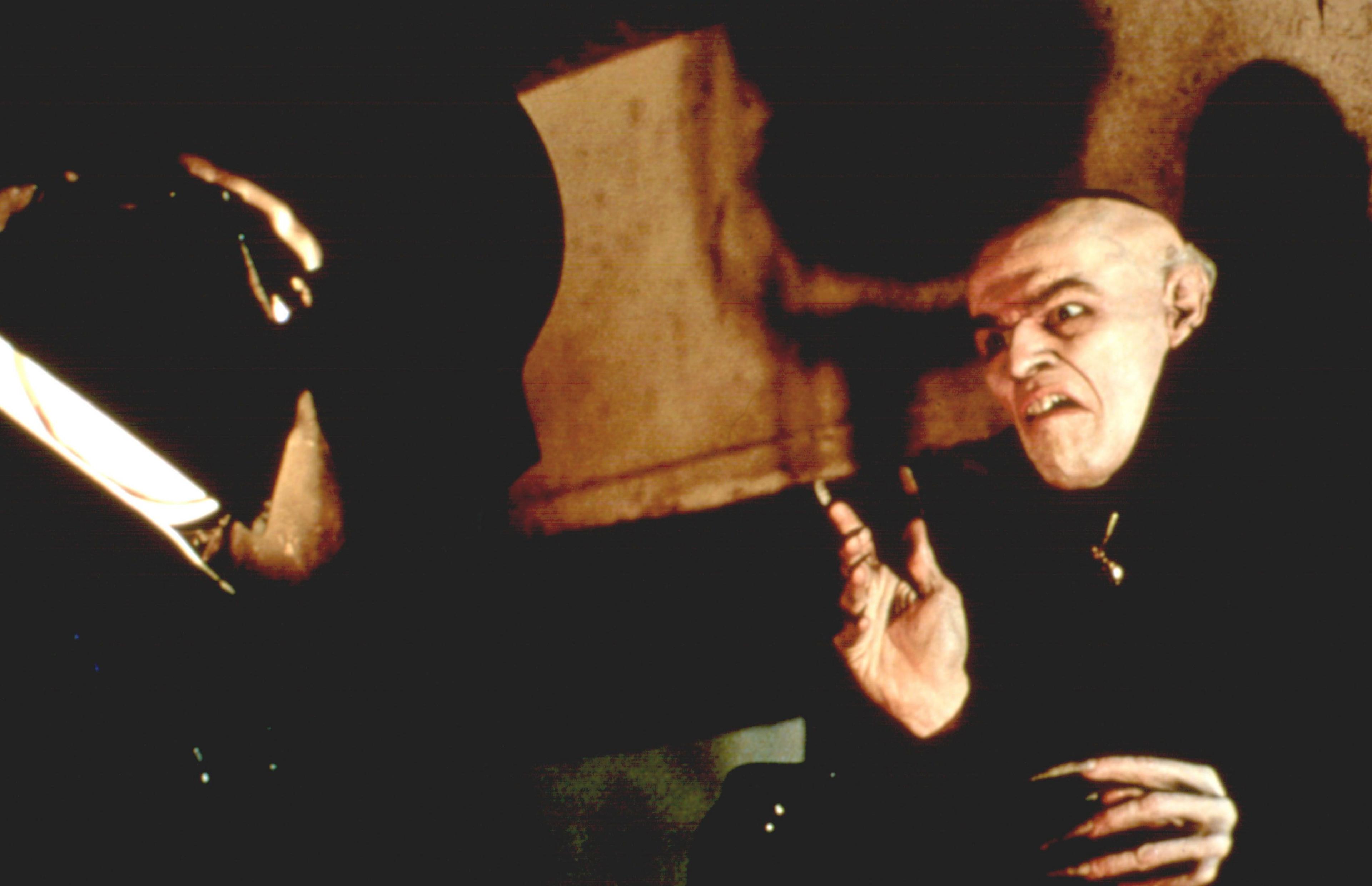 Willem Dafoe playing Max Schreck and Count Orlok in Shadow of the Vampire in 2000