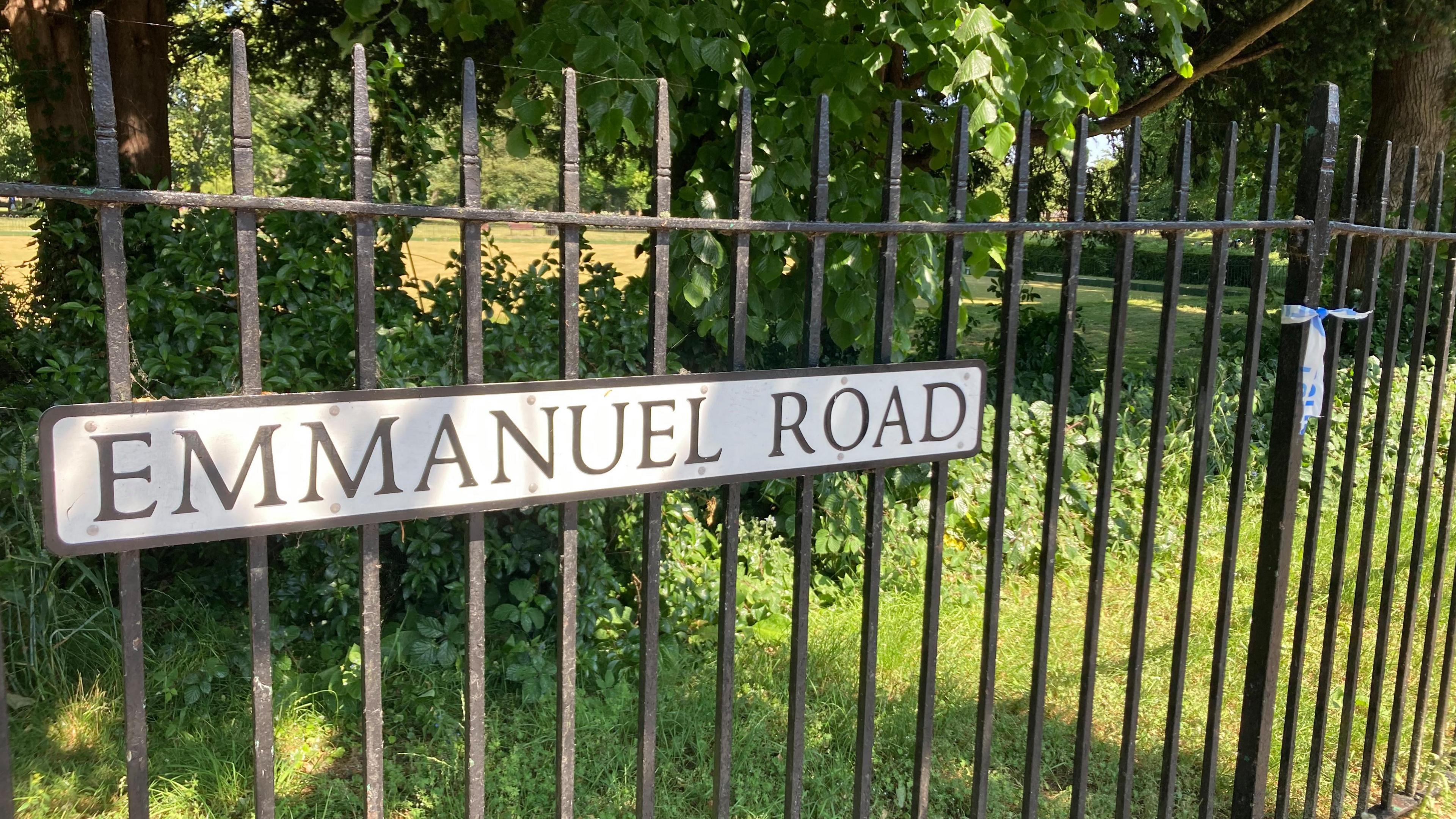 Emmanuel Road street sign in Cambridge