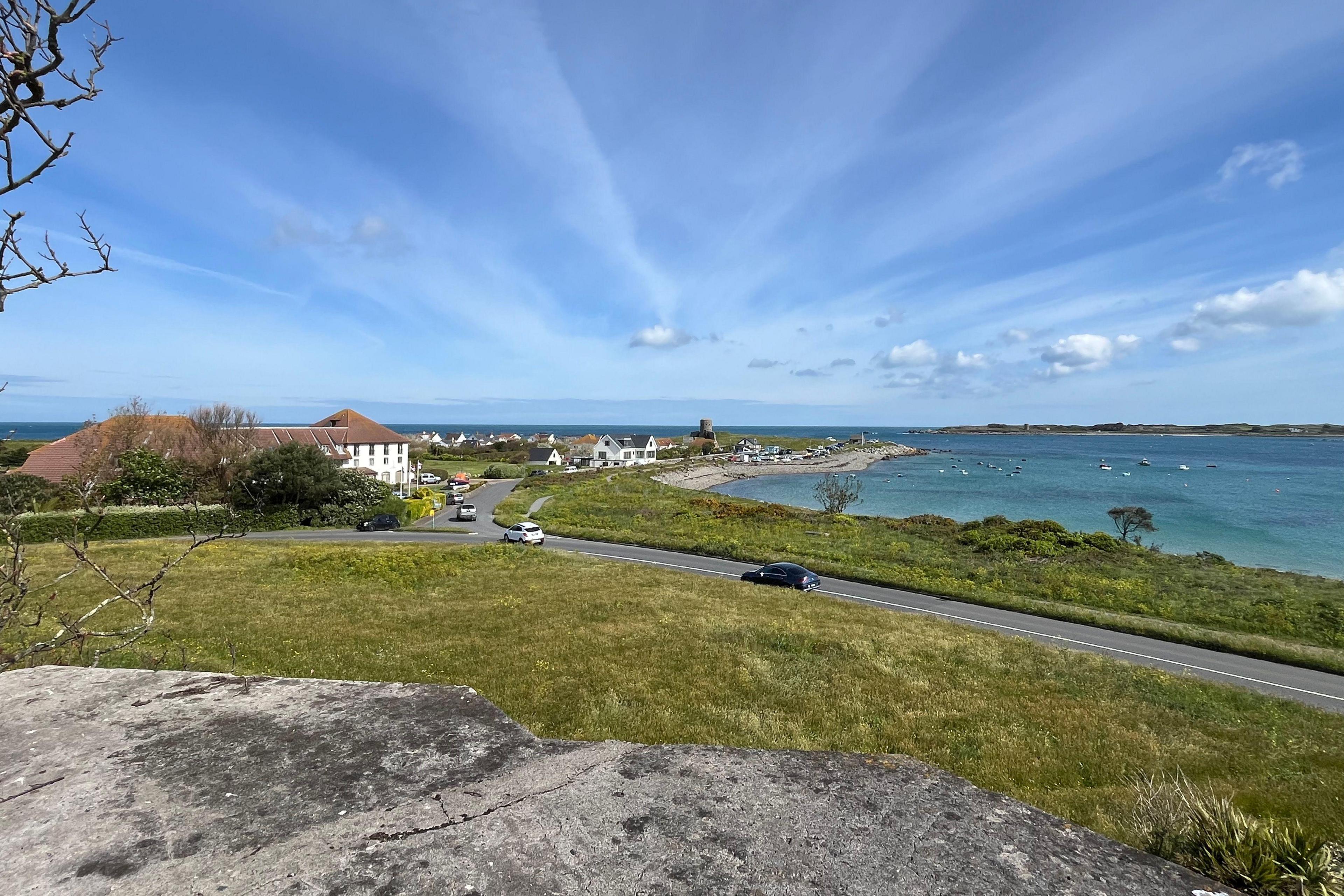 View from the bunker