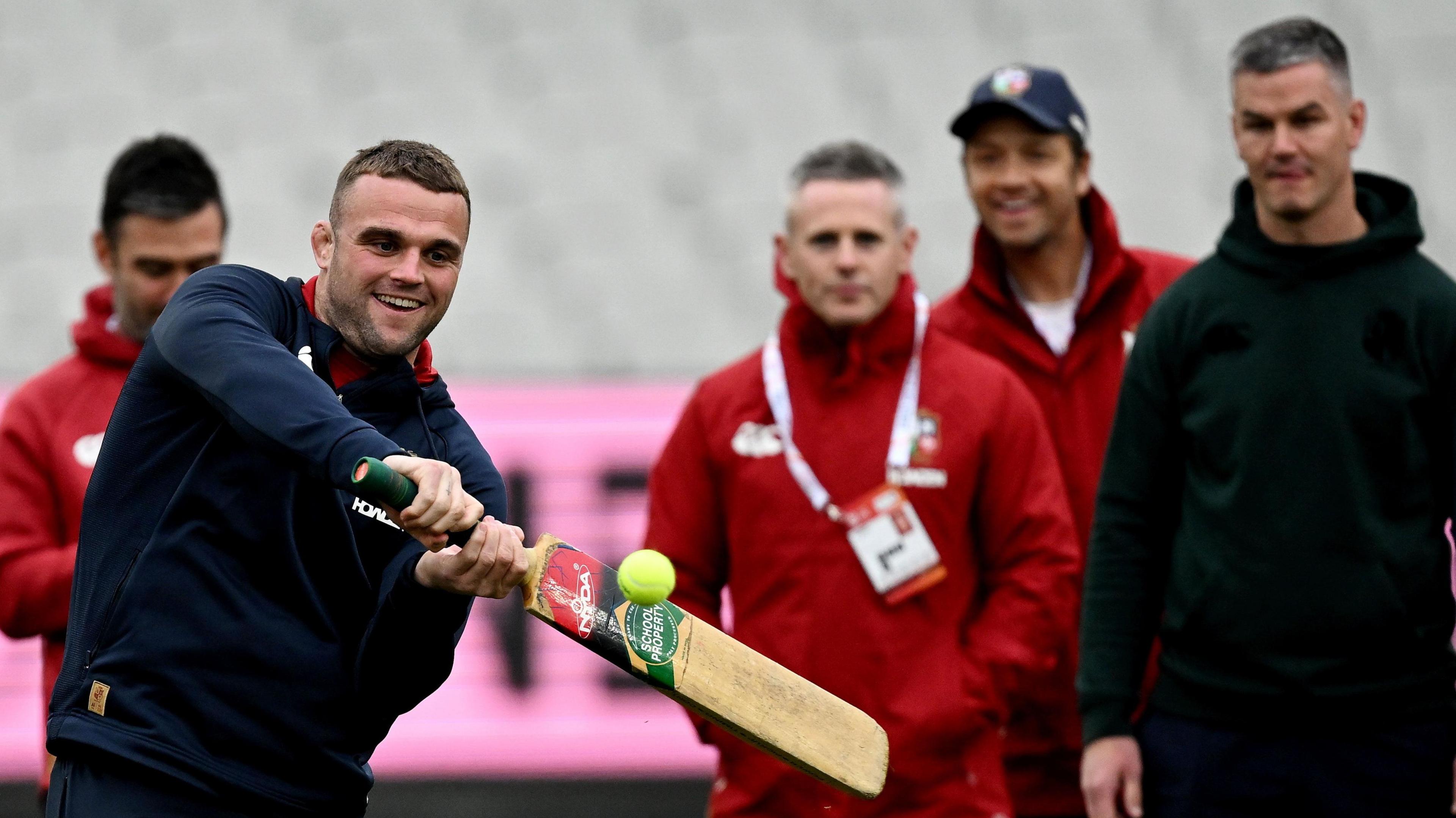 Ben Earl trains with the British Lions in Australia