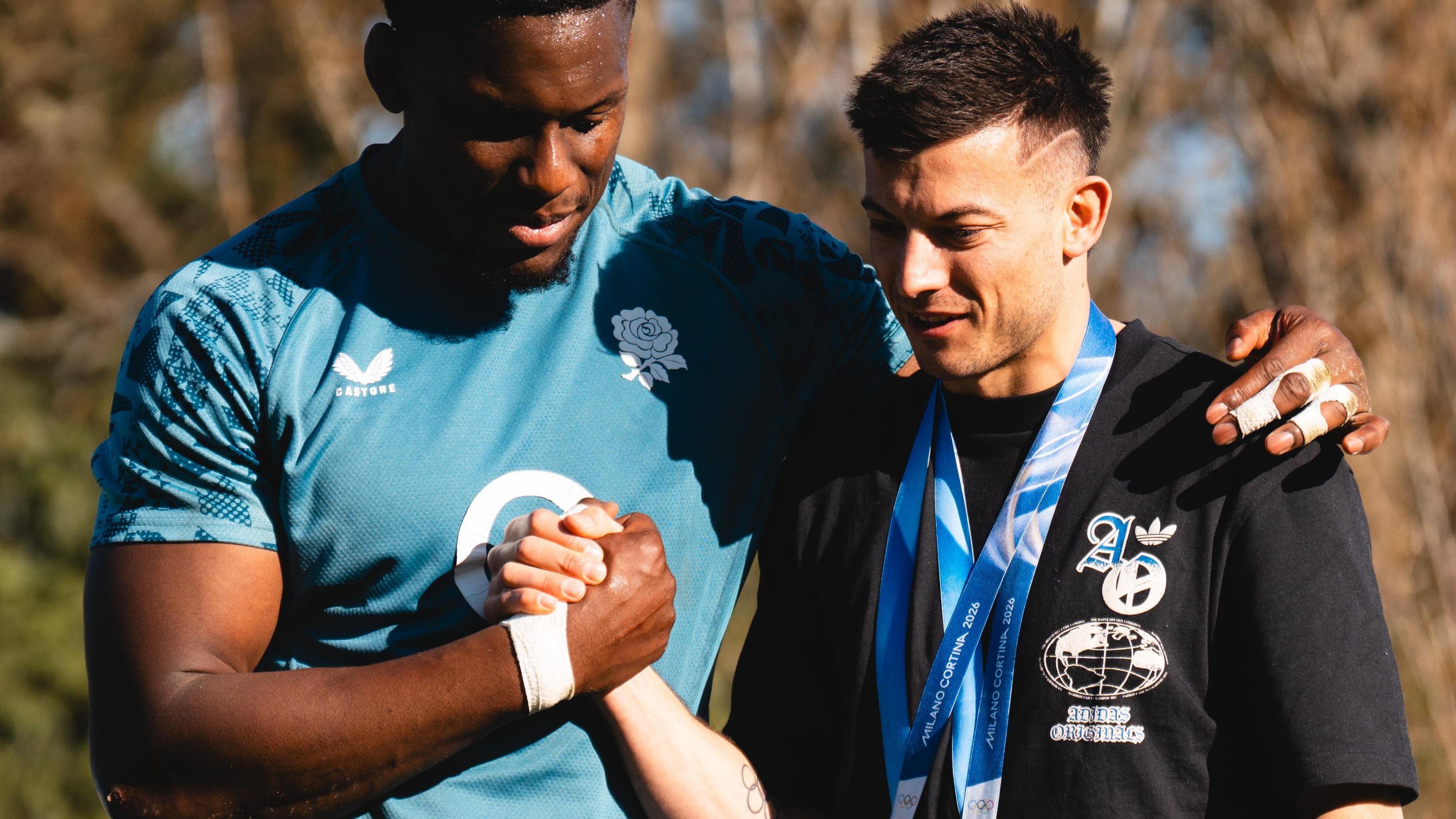 Matt Weston and Maro Itoje
