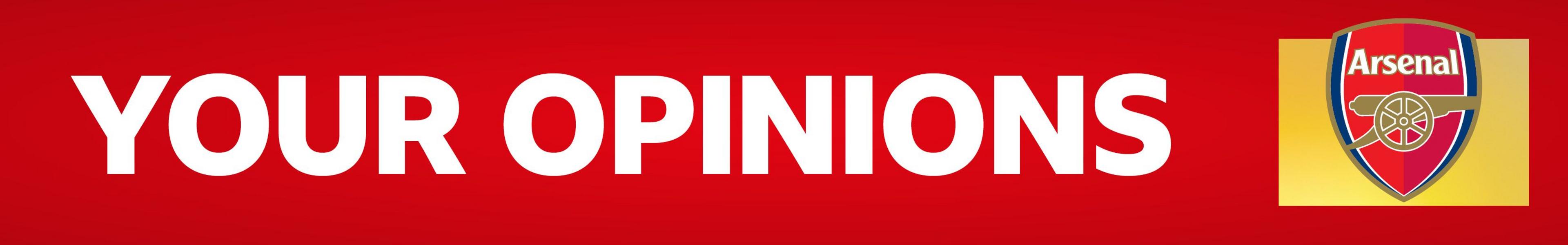 Your Arsenal opinions banner
