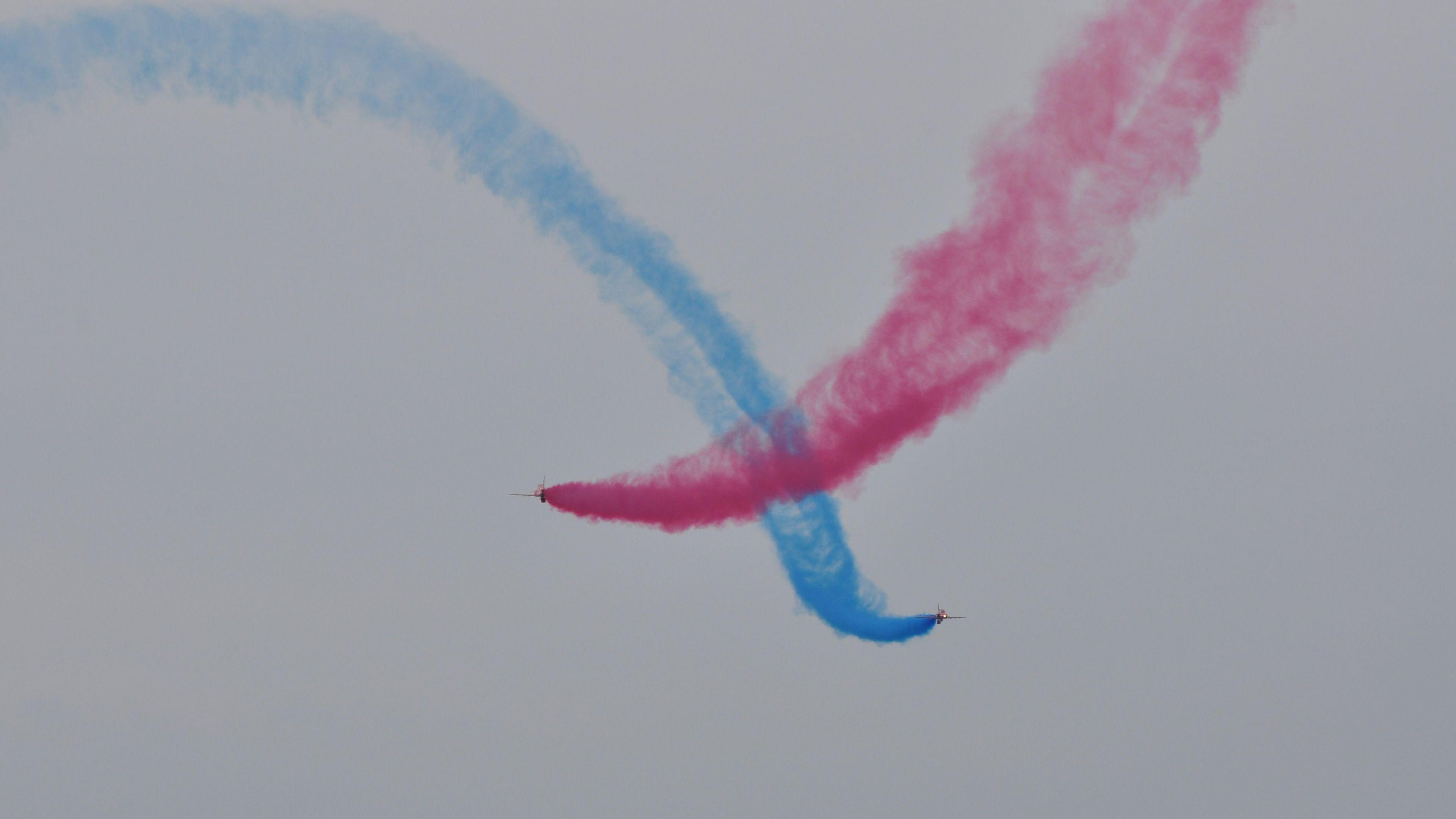 Close up of Red Arrows