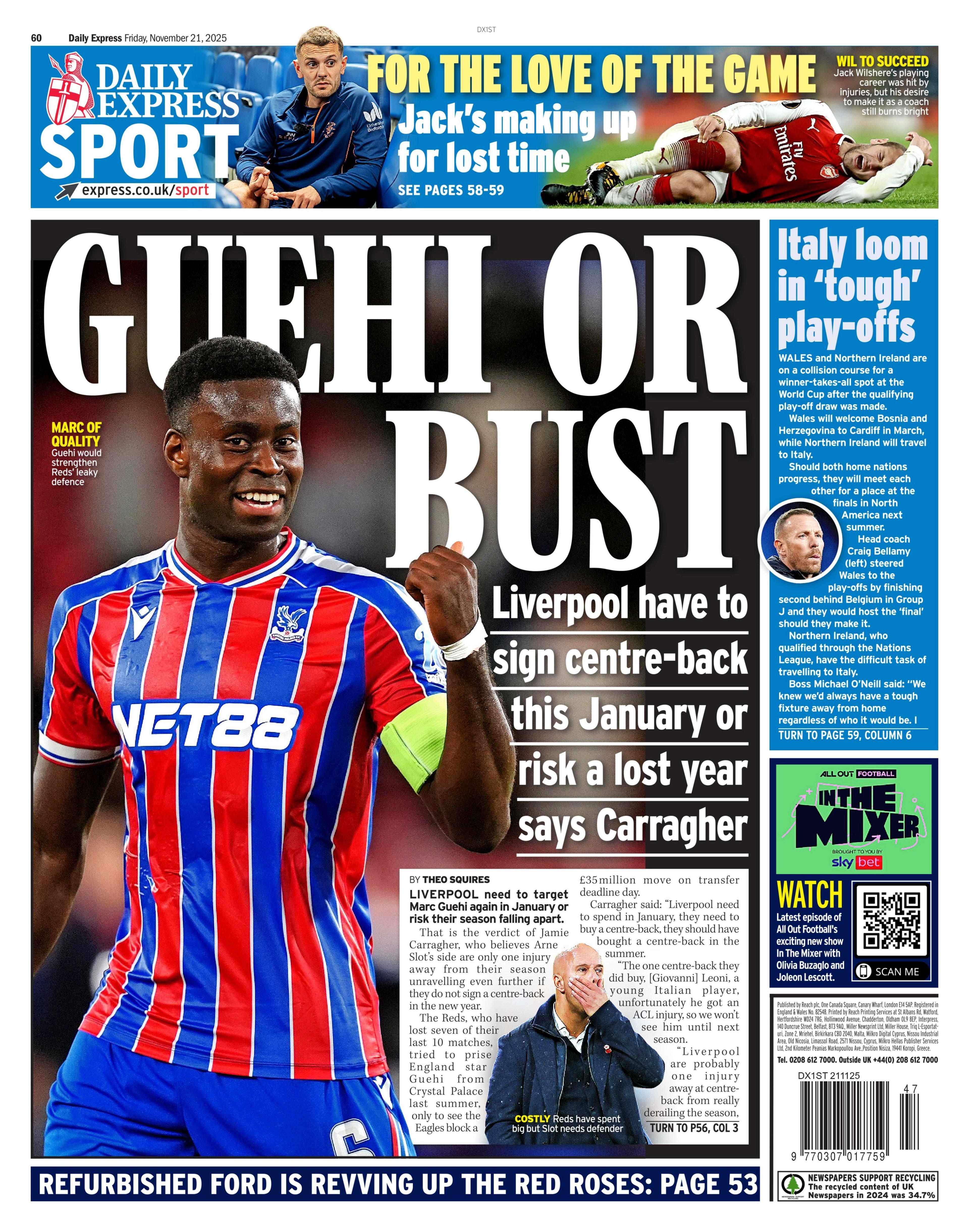 Express back page