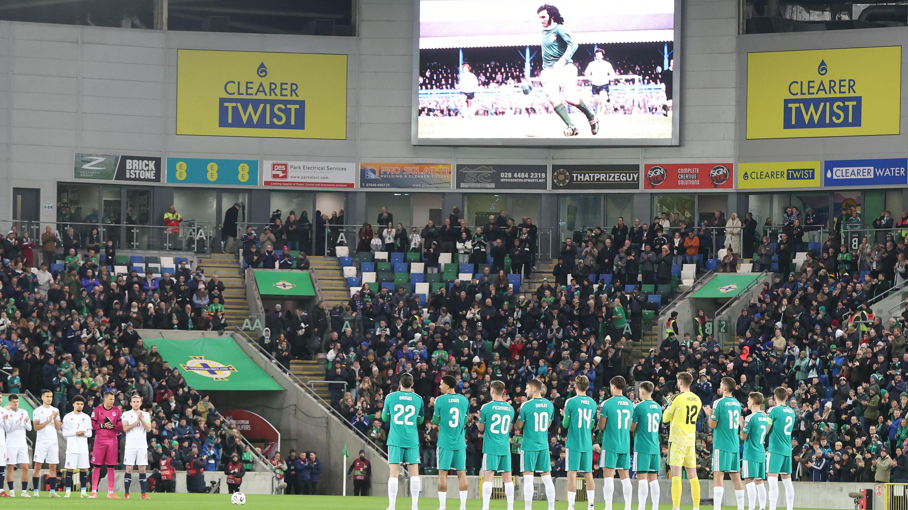 There was a minute's applause at Windsor Park 