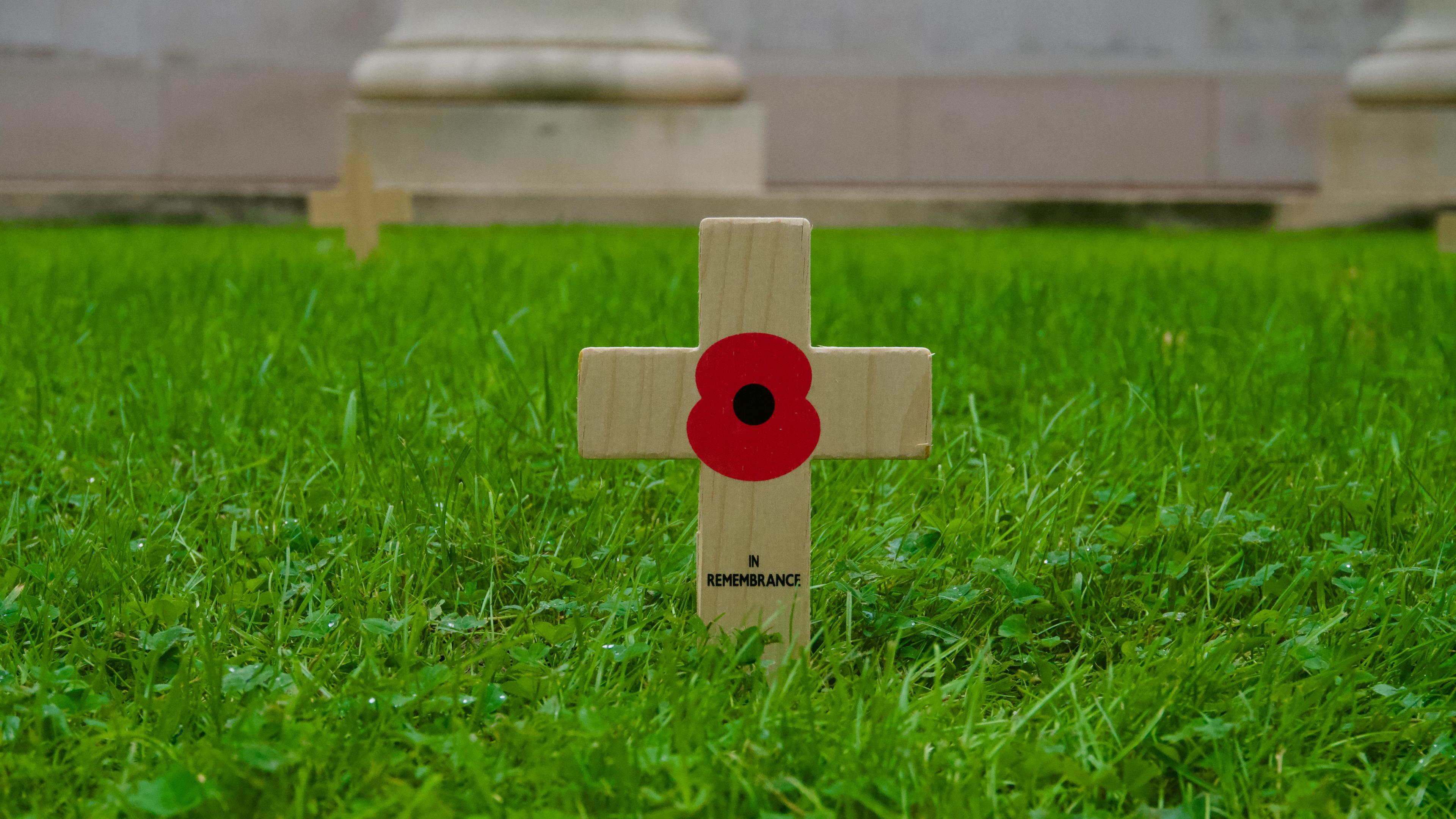 A remembrance cross