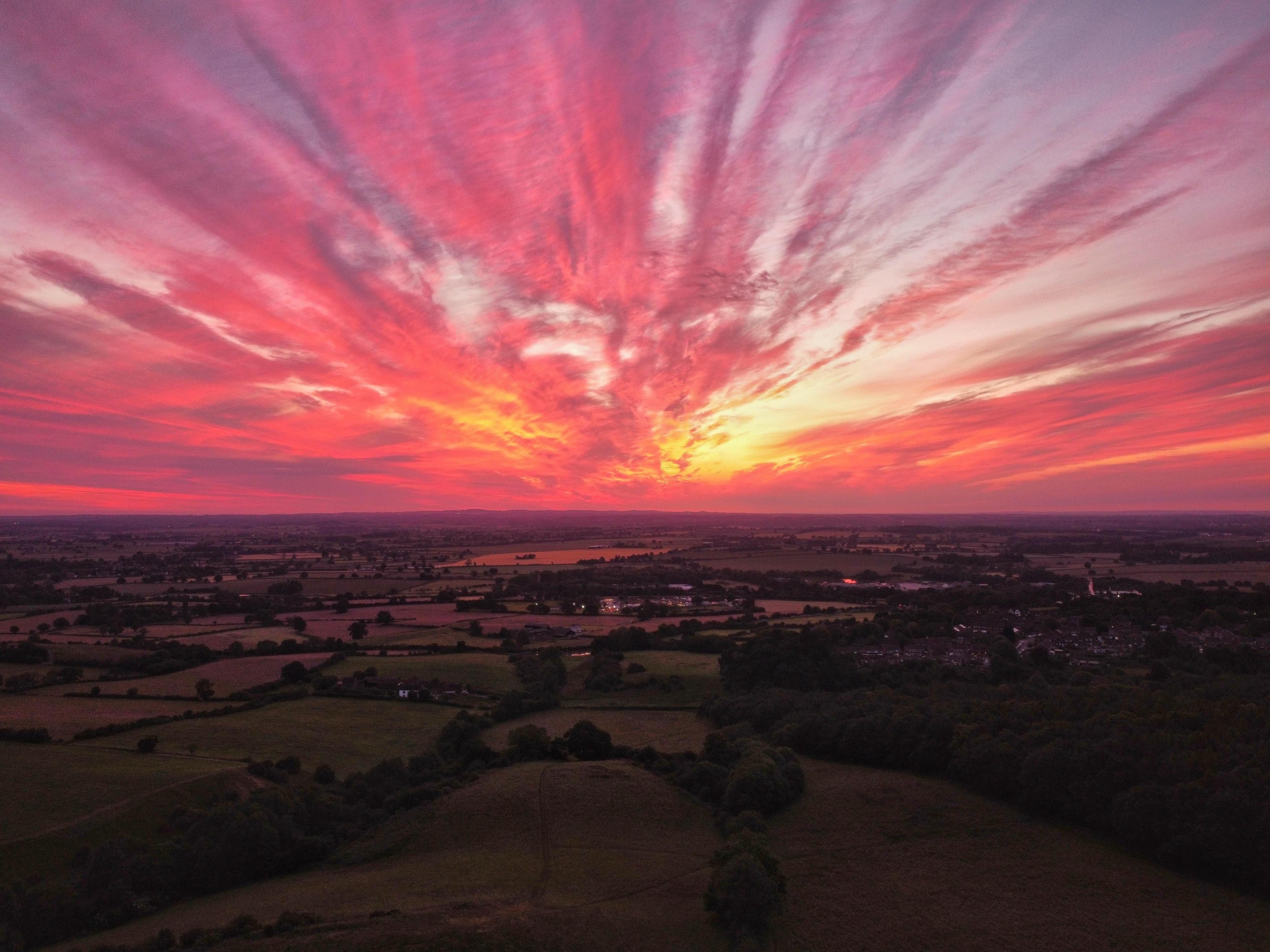 Solstice sunrise in Hartshill