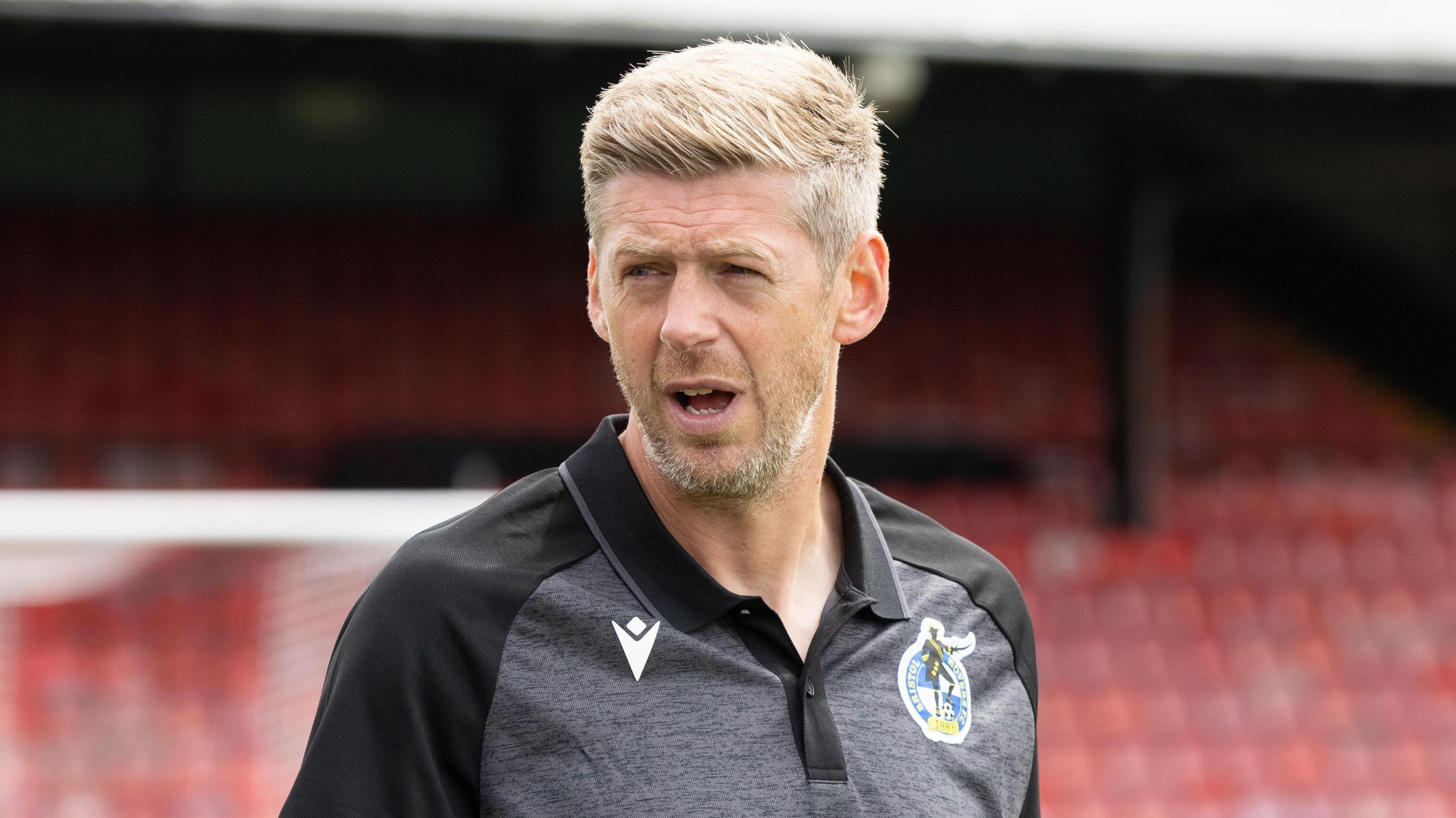 Jon Stead during his spell at Bristol Rovers earlier this season