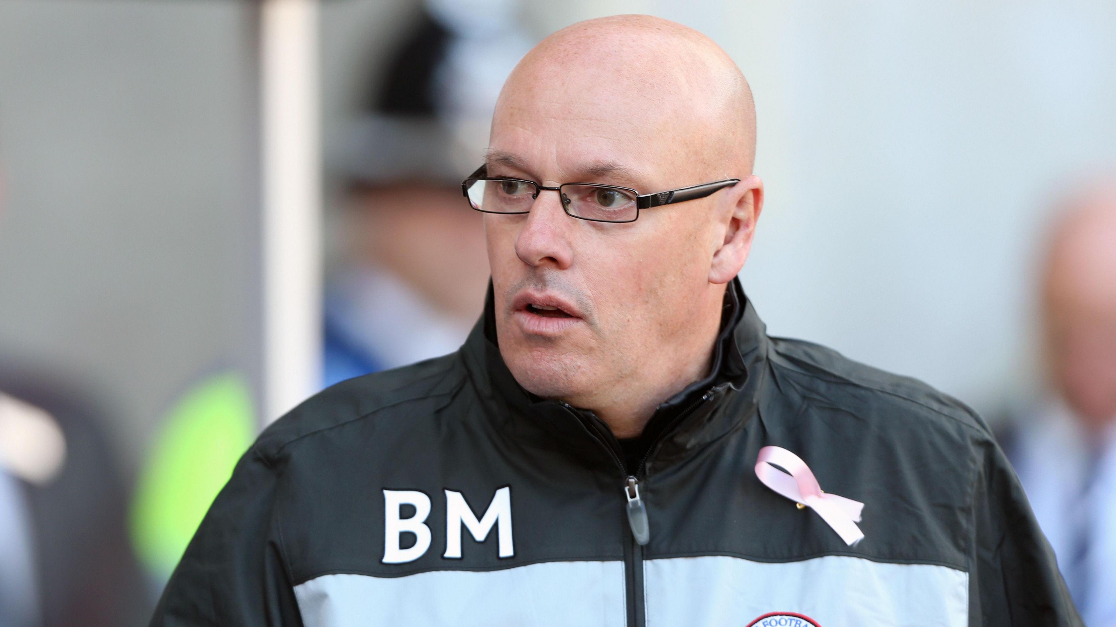 Former Reading manager Brian McDermott looks on from the touchline during a Reading match