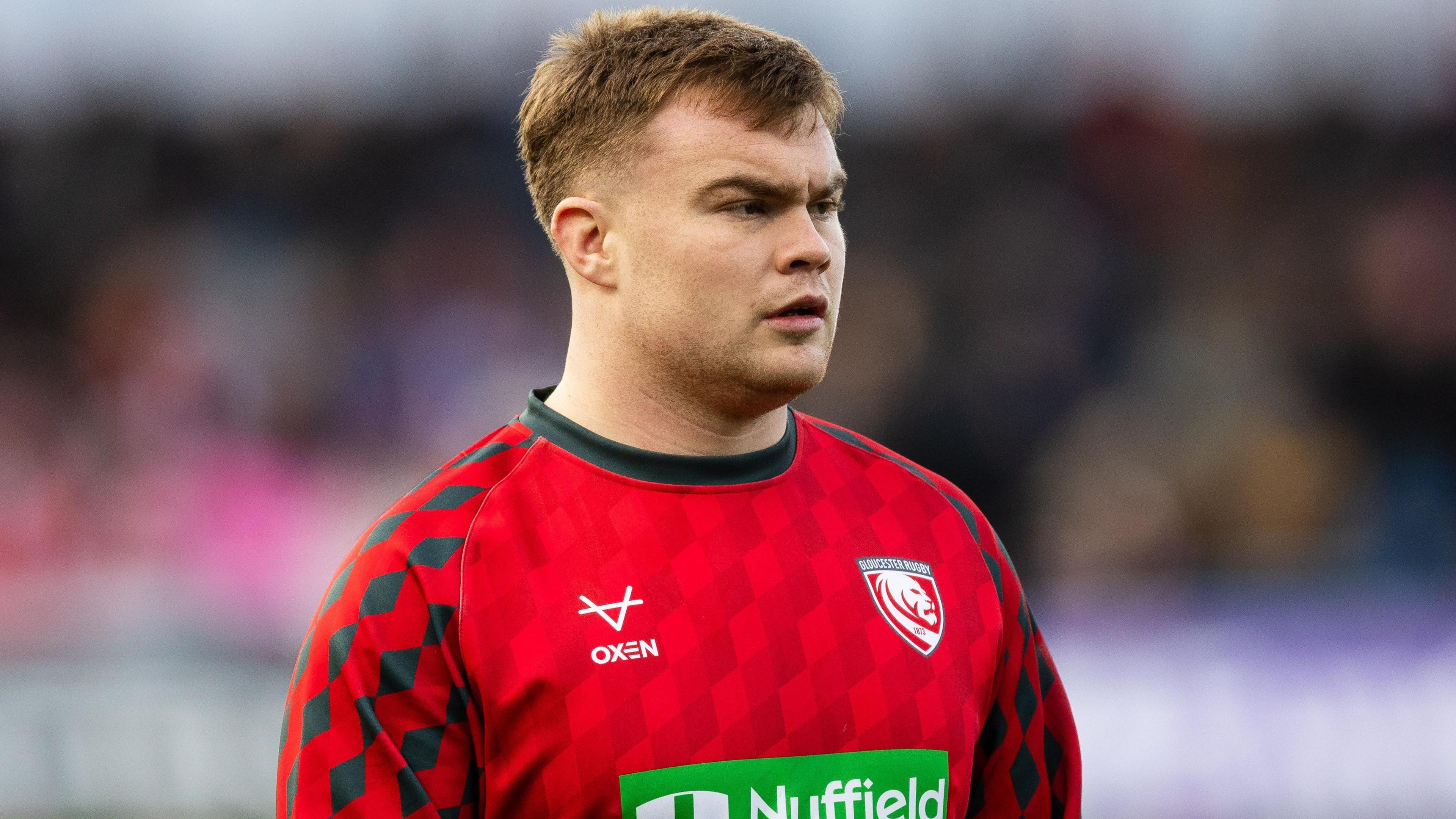 Seb Blake standing on the field during a pre-match warm-up