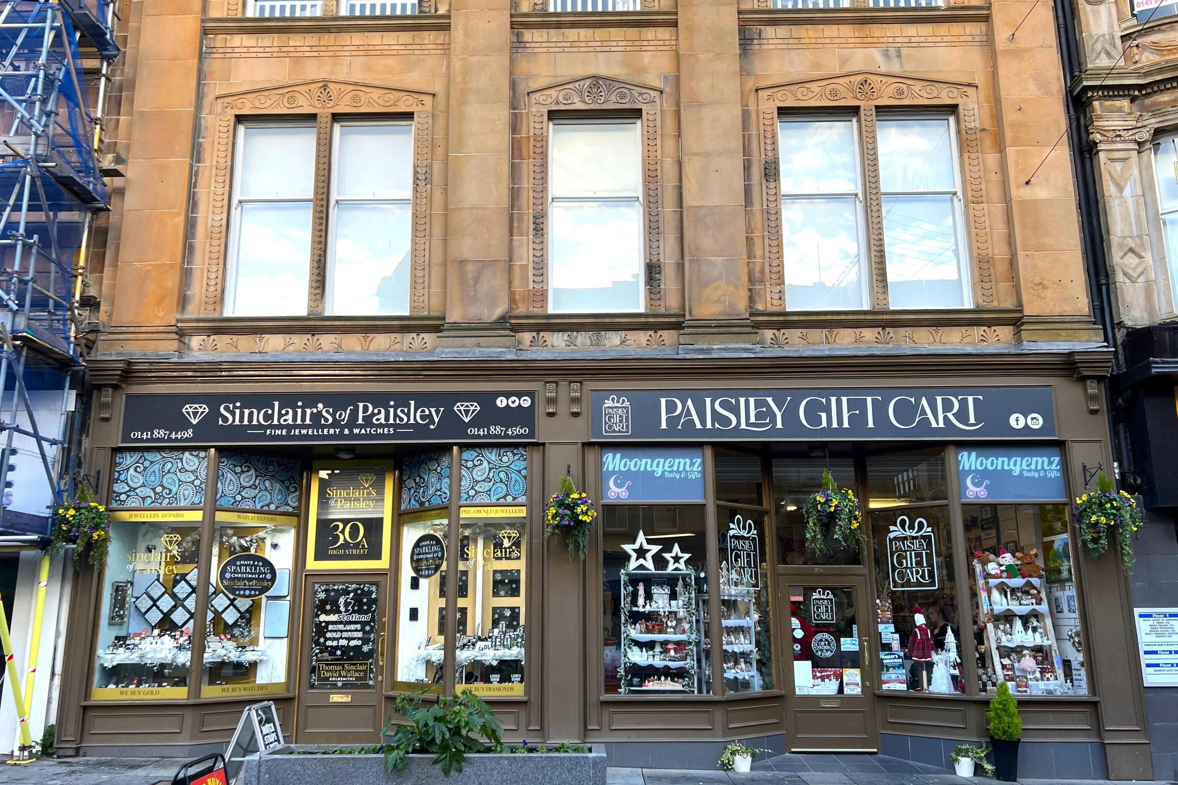 Restored shop front