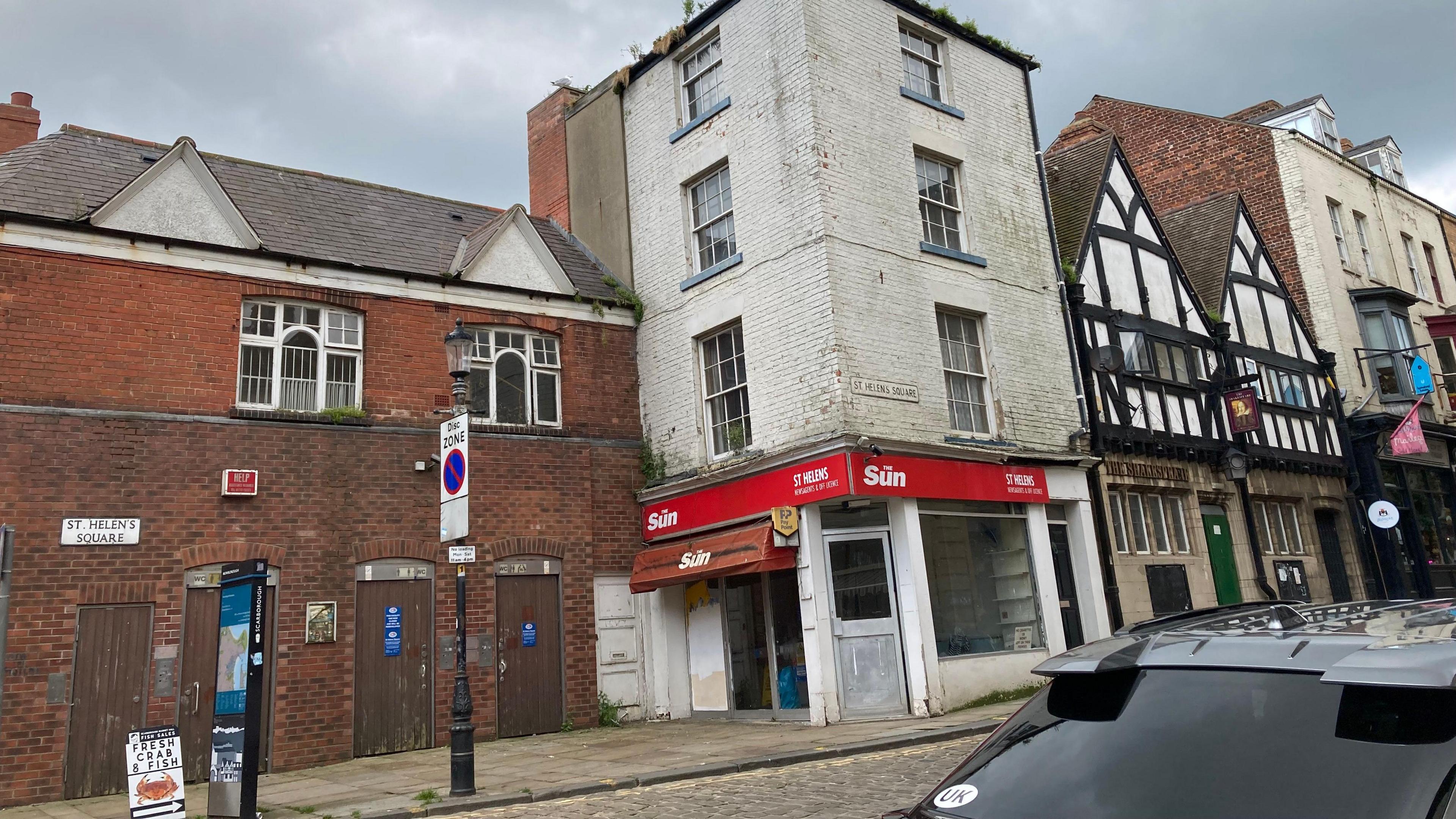 Buildings earmarked for demolition