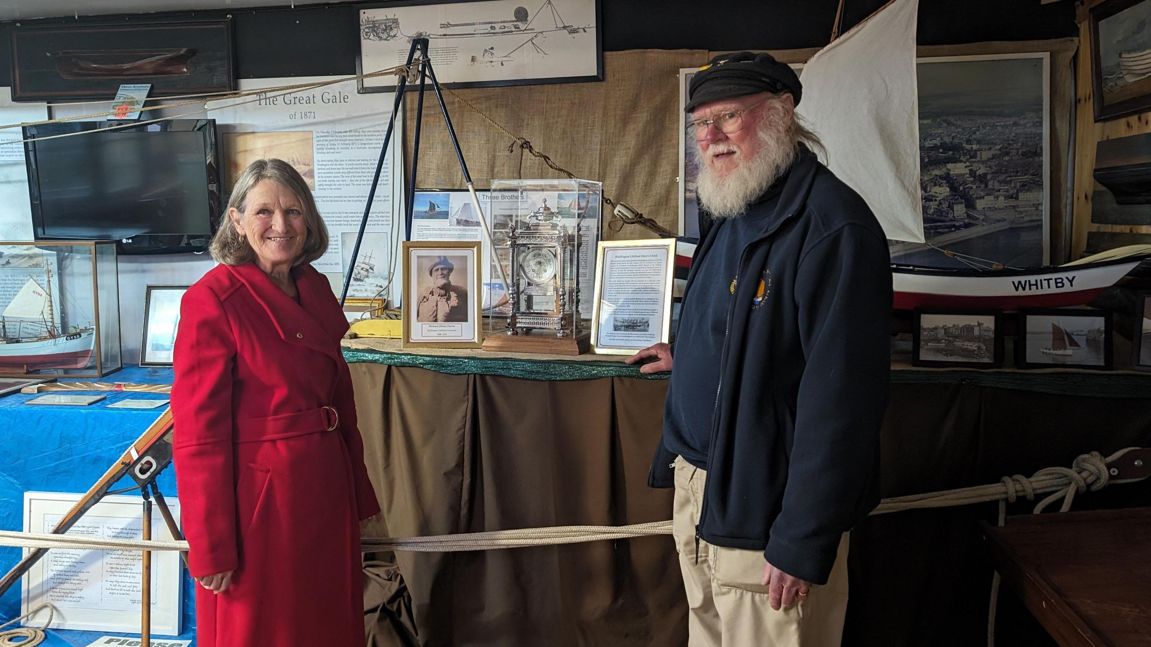 Clock presented to Bridlington Harbour Heritage Museum