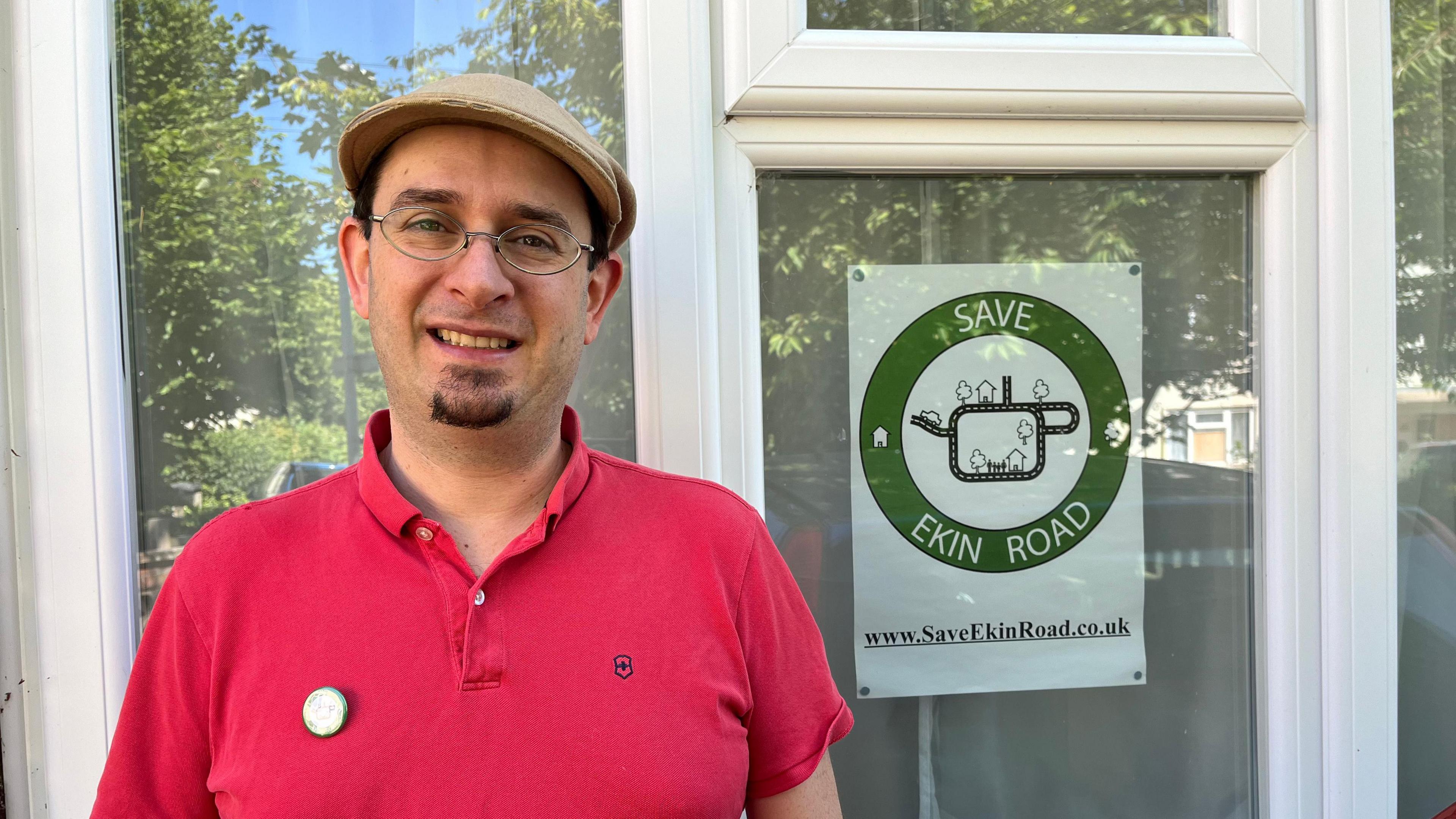 Maurice Chiodo outside his home on Ekin Road